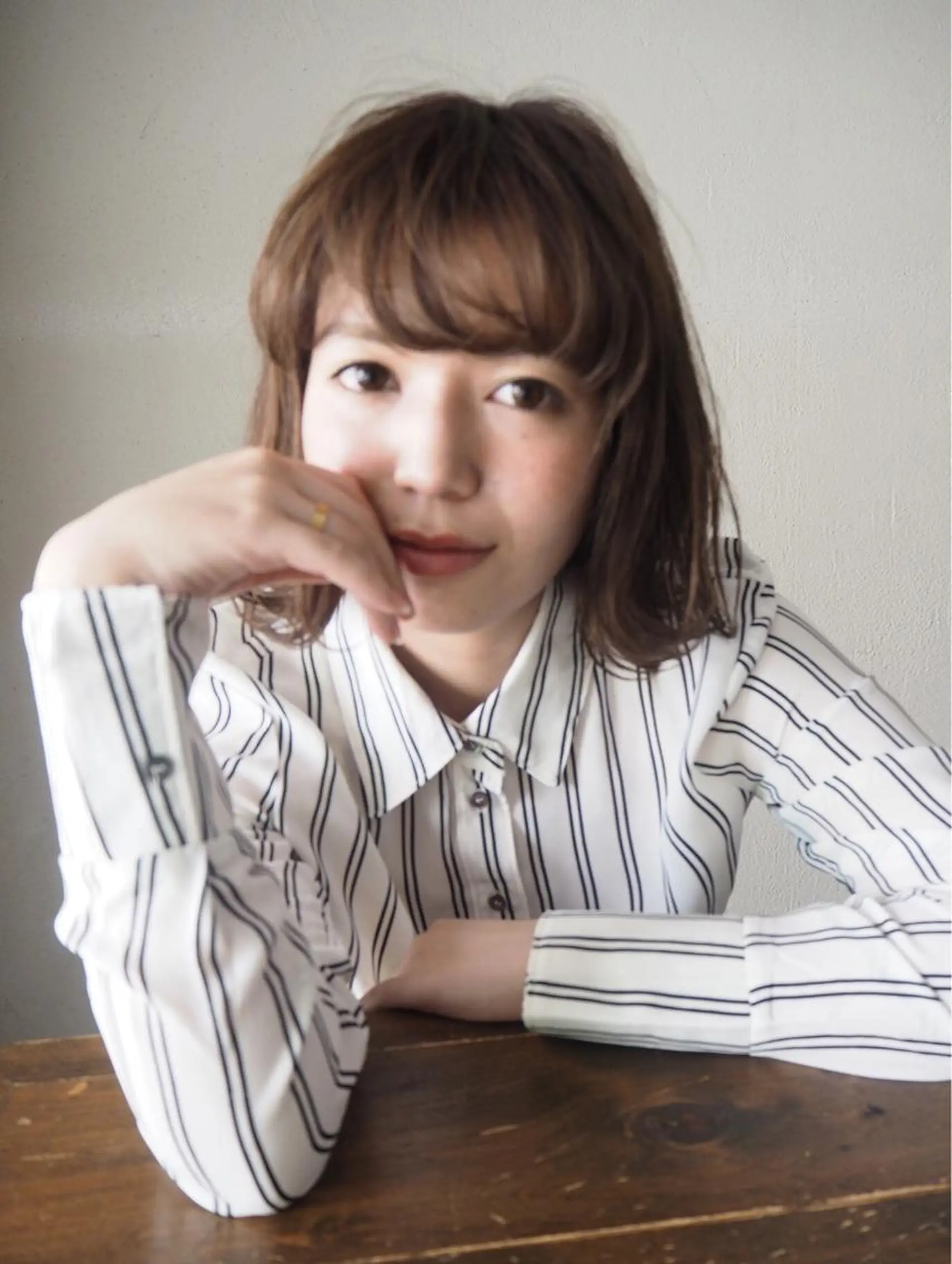 ミディアム 高橋 悠介のヘアスタイル