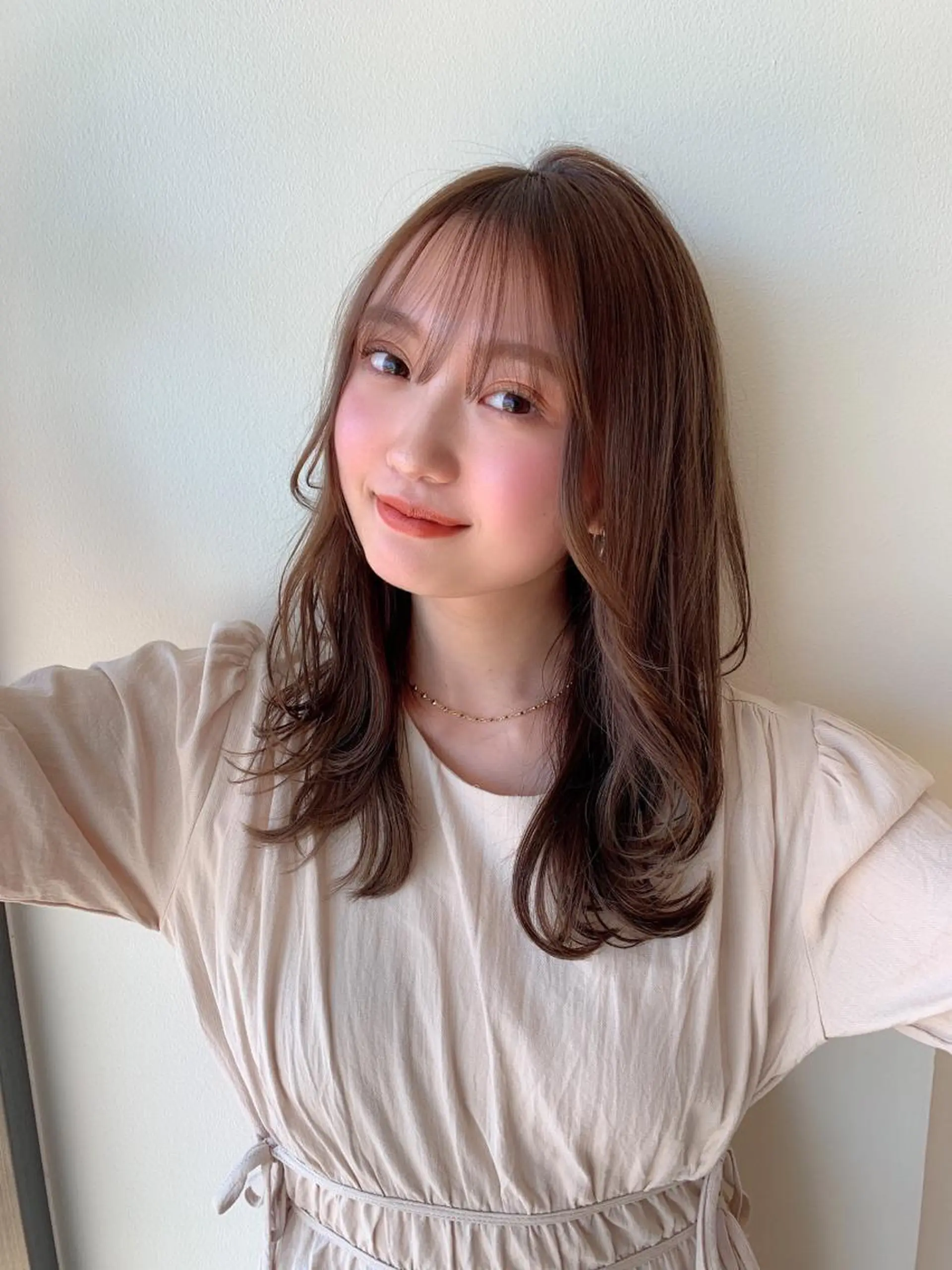 セミロング 韓国ヘア🇰🇷髪質 改善たけるのヘアスタイル