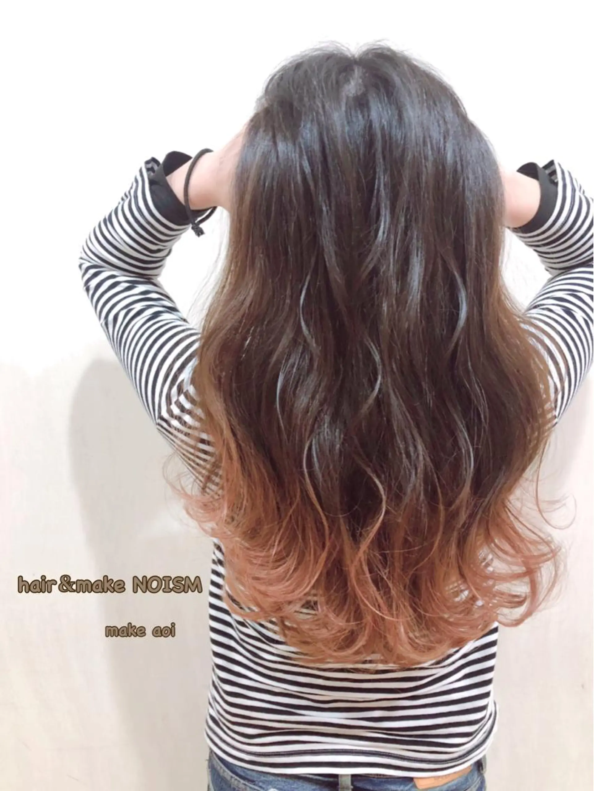 ロング ヘアカラー 西藤 葵のマツエク・マツパデザイン