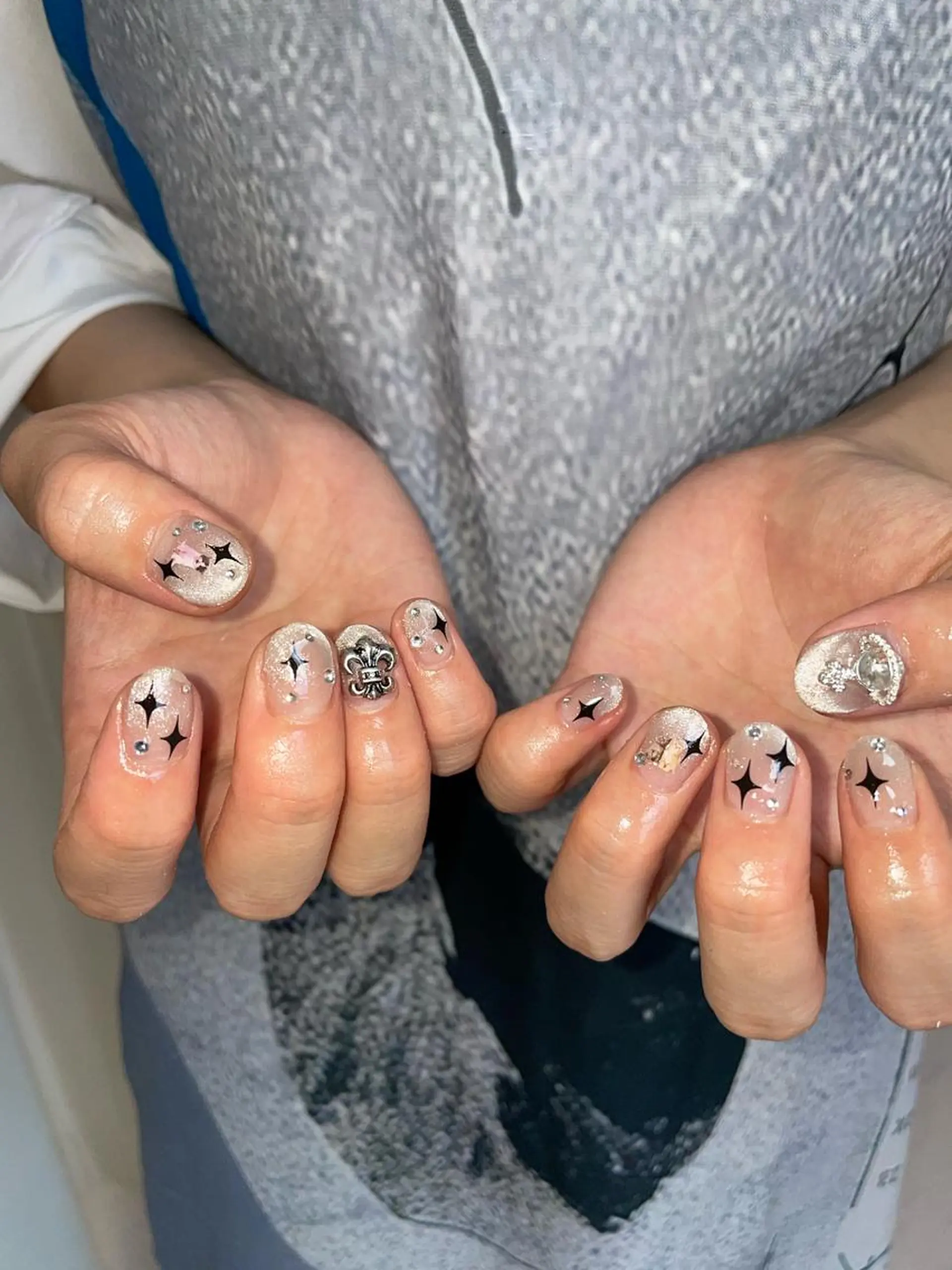 ネイル 束感まつ毛/ネイル/ LED♥KIRARAのマツエク・マツパデザイン