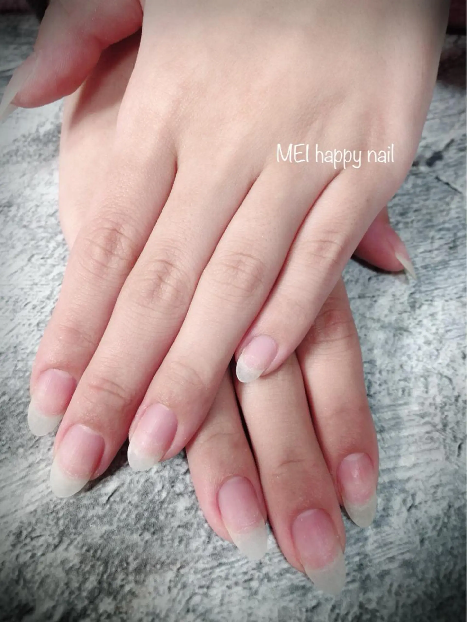 ネイル 北浦和 自爪育成ケアのネイルデザイン