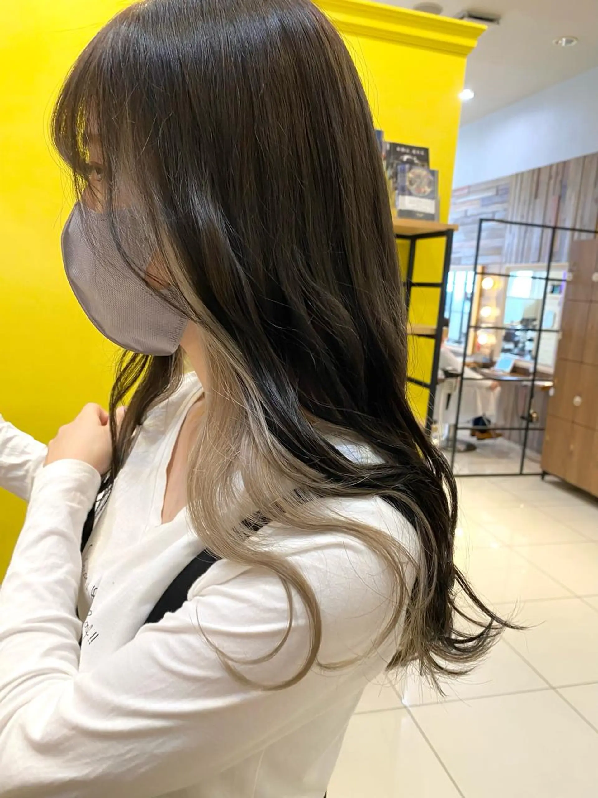 ロング カラー riho/ブリーチ/ デザインカラー/辻堂のヘアスタイル