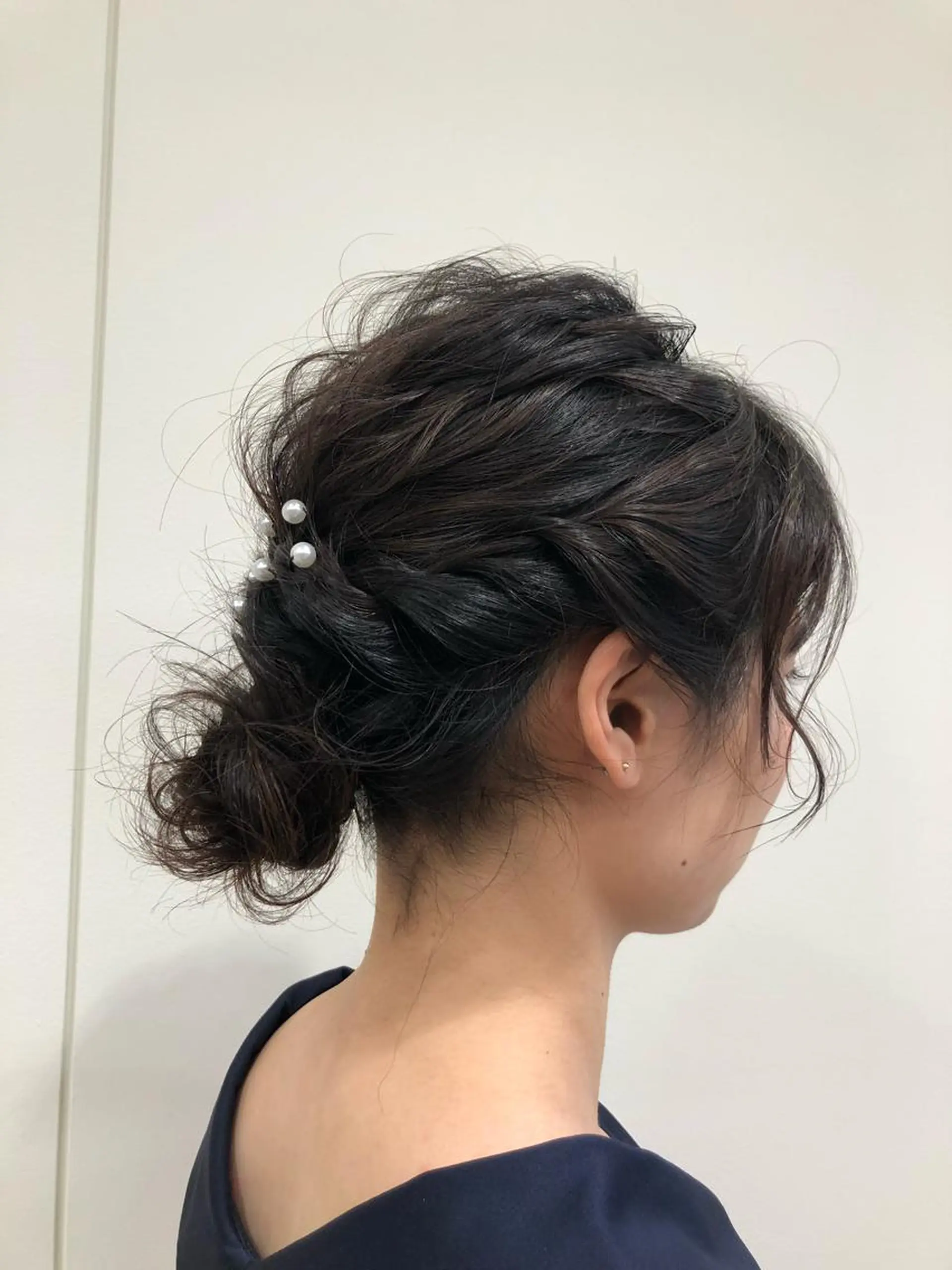 ミディアム ヘアアレンジ KANAMI日暮里 韓国ヘア・メイクのヘアスタイル