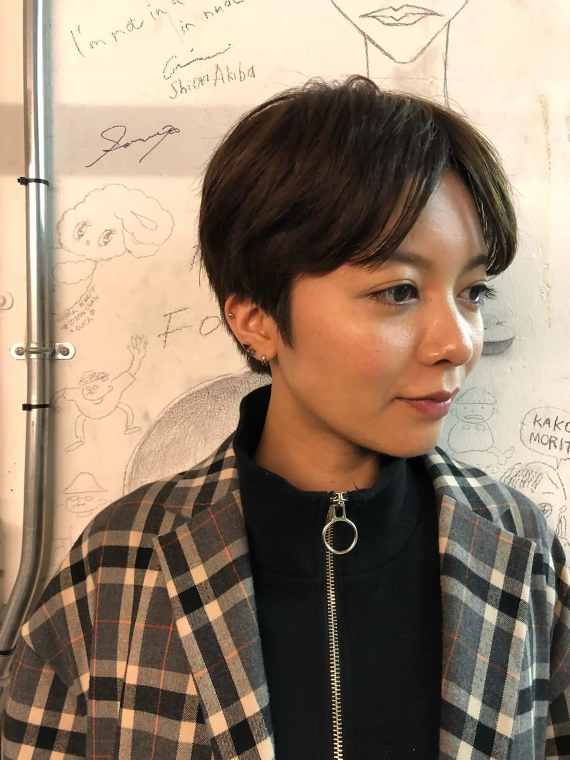 ショート ハンサムショート ショートヘア eri kinjoのヘアスタイル