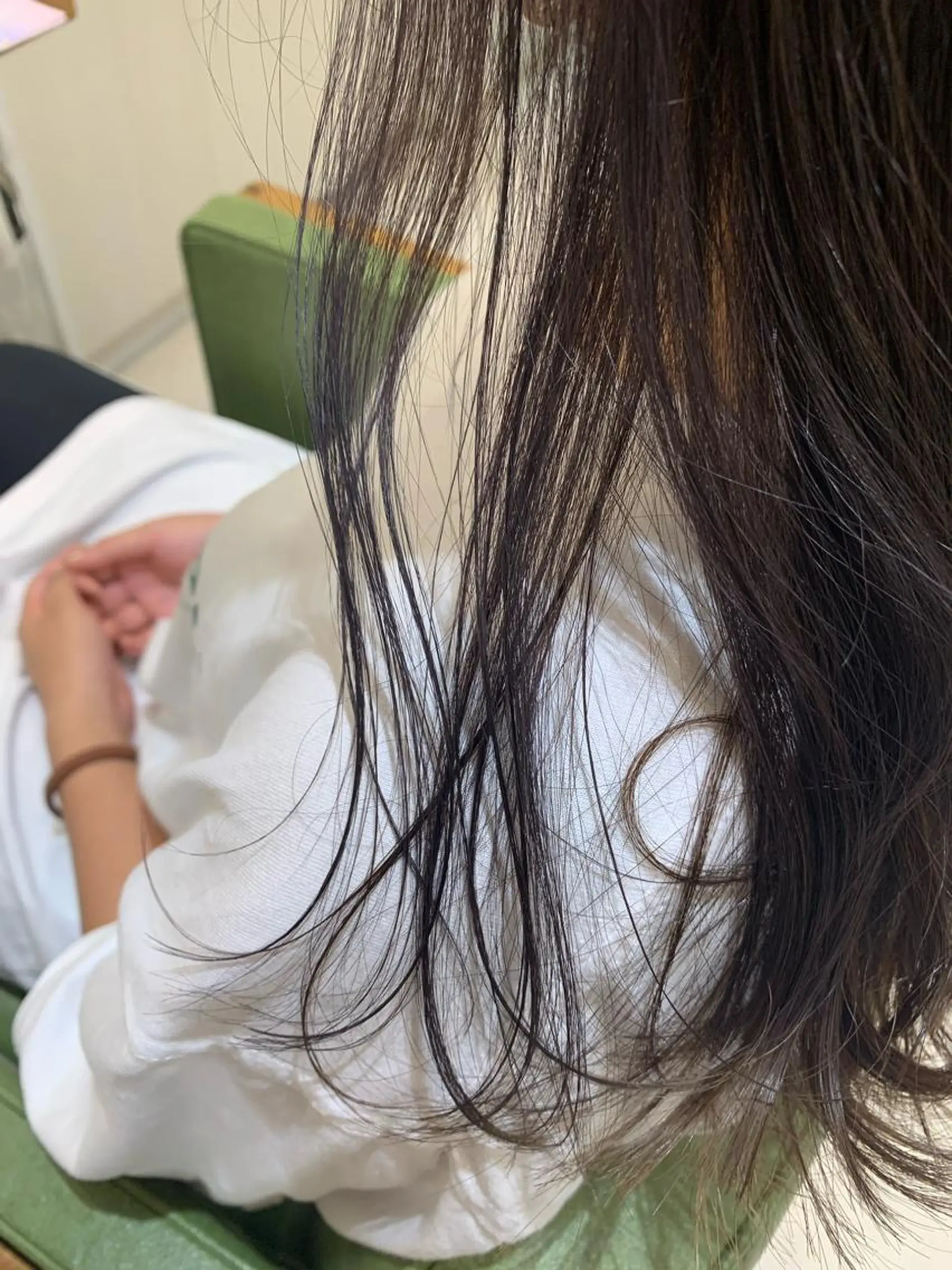 セミロング カラー ラベンダーカラー 高橋友里亜 /フリーランスのヘアスタイル