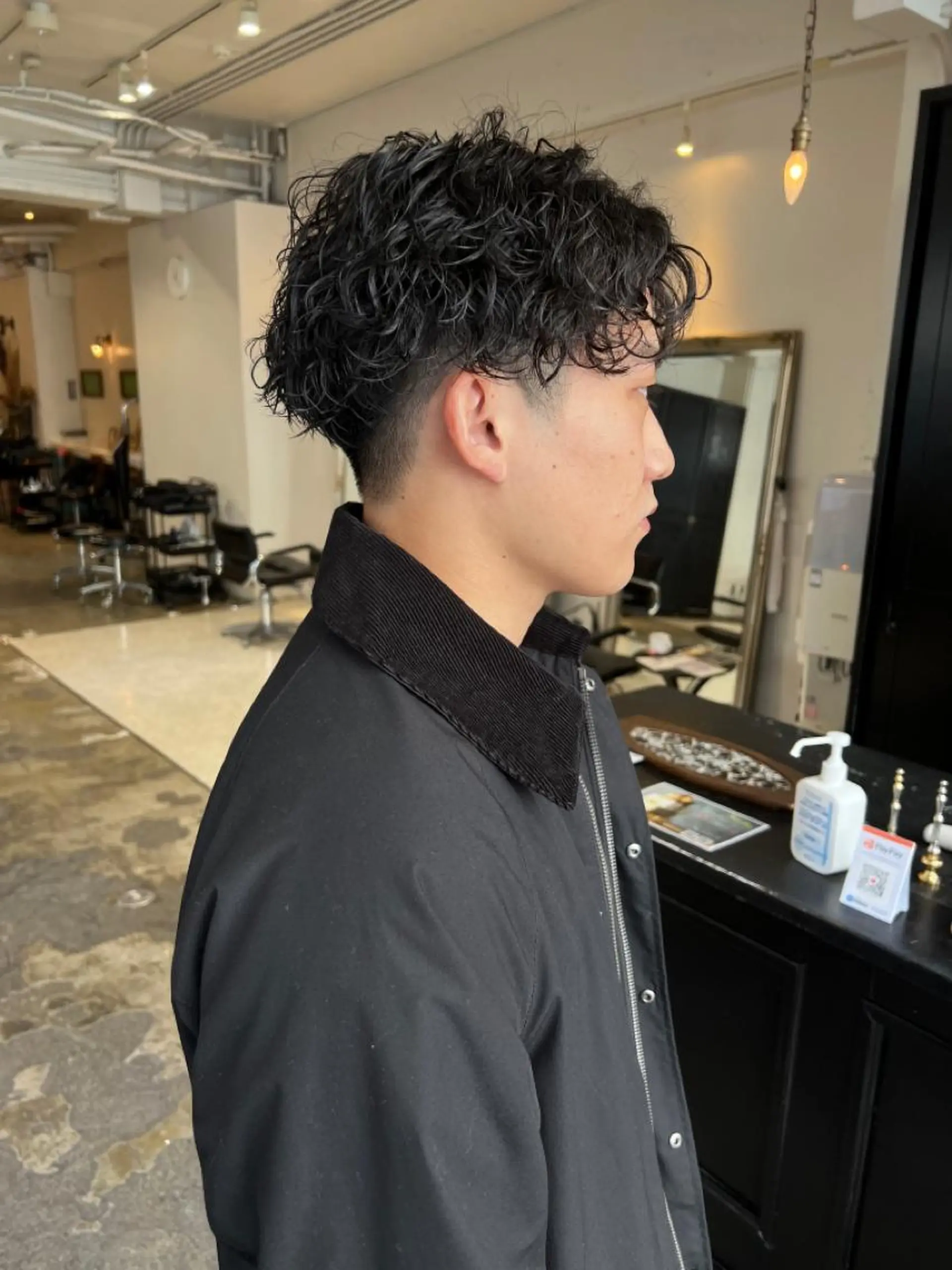 パーマ メンズ メンズパーマ スパイラルパーマ カット パーマ シャドウパーマ/ 波巻パーマYu-Kiのヘアスタイル