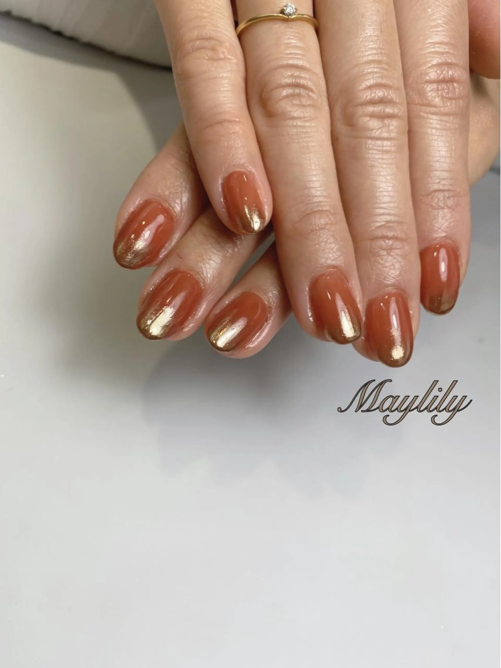 ネイル 持ち込み ハンドネイル Nail care salon Maylily所属・Nail salon Maylilyのネイルデザイン