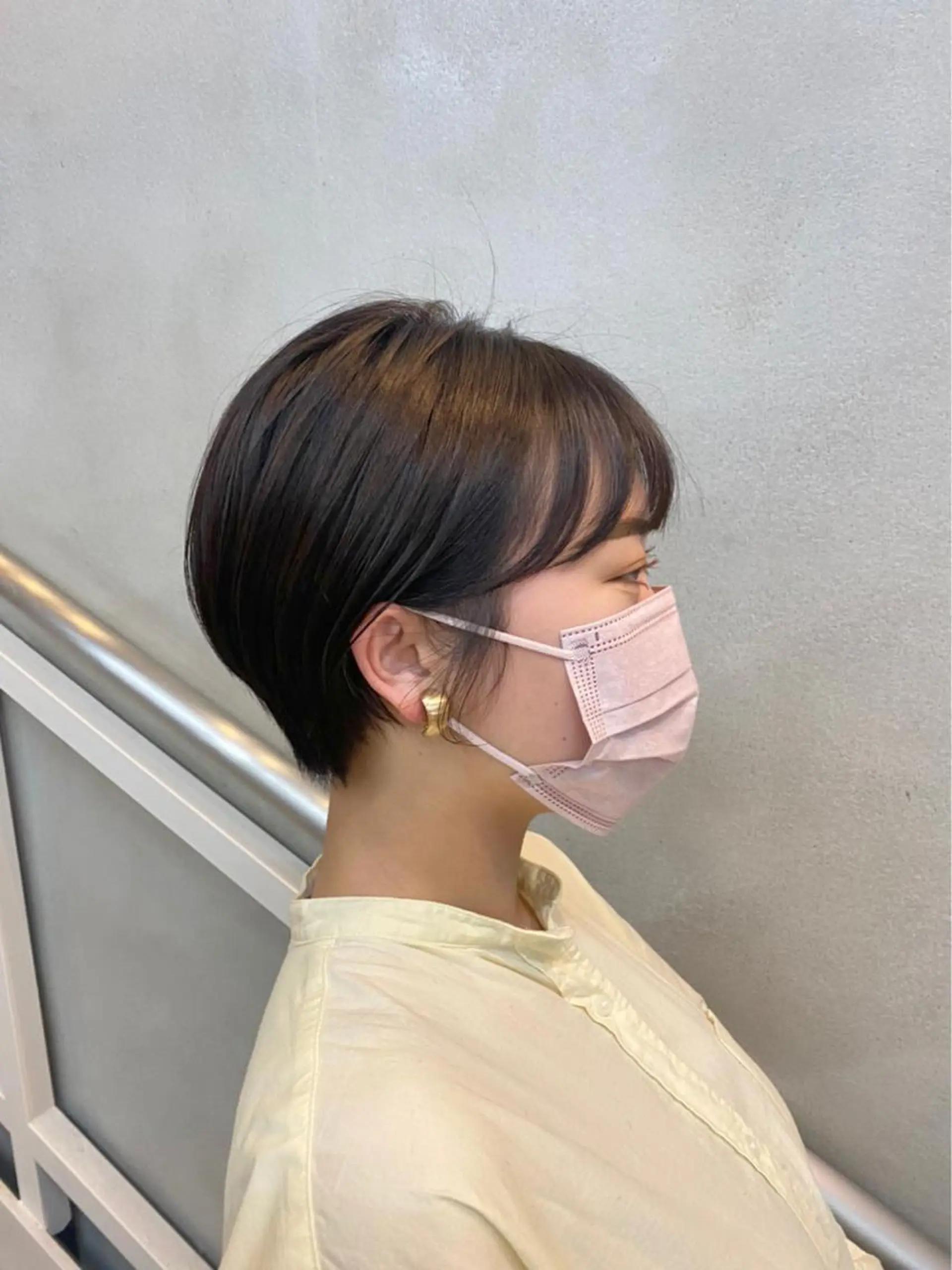 ショート カラー 丸みショート ショートヘア 沖縄/ヘアアレンジ /ナカノのヘアスタイル
