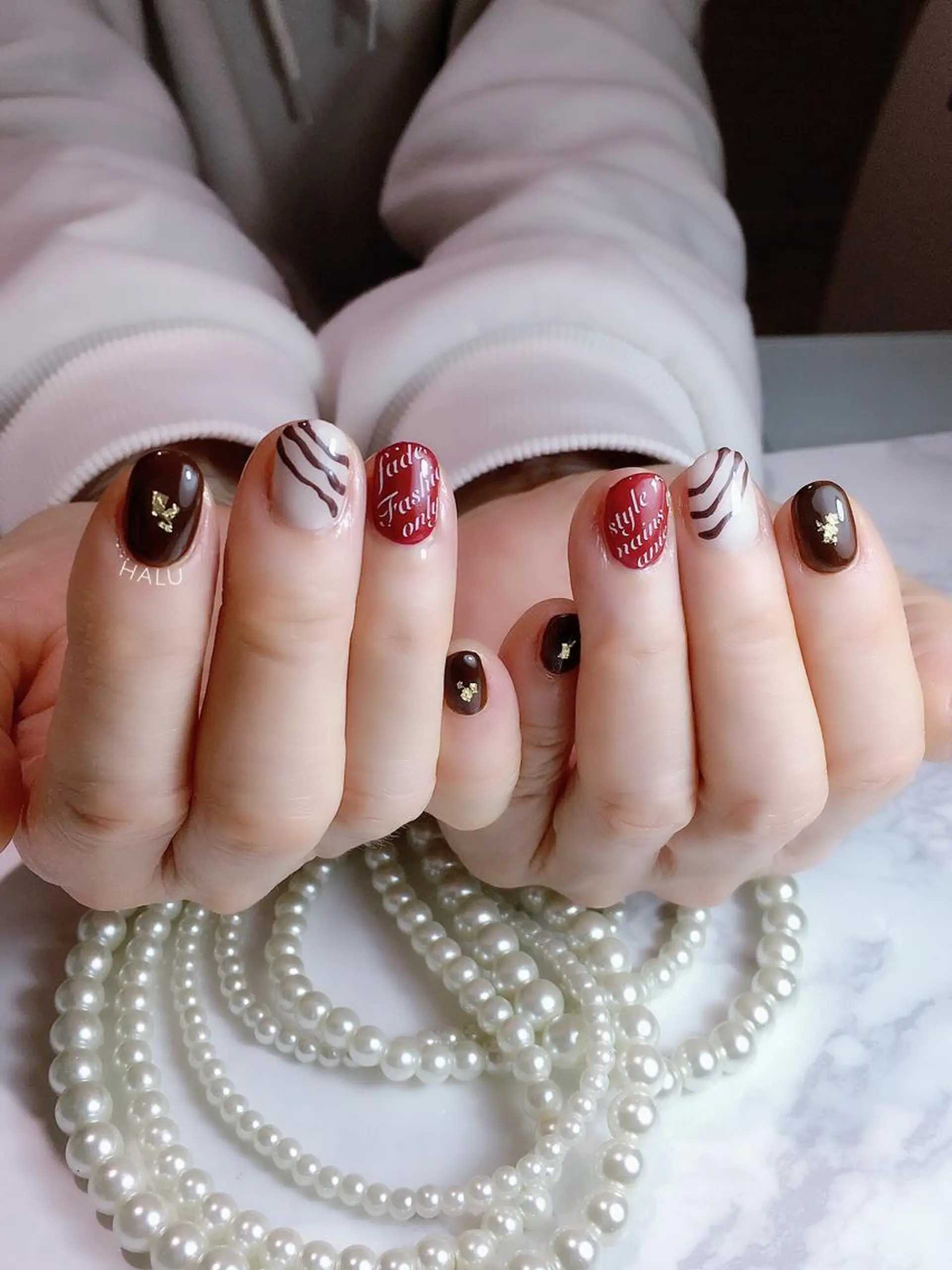 ネイル バレンタイン HALU ハルのネイルデザイン