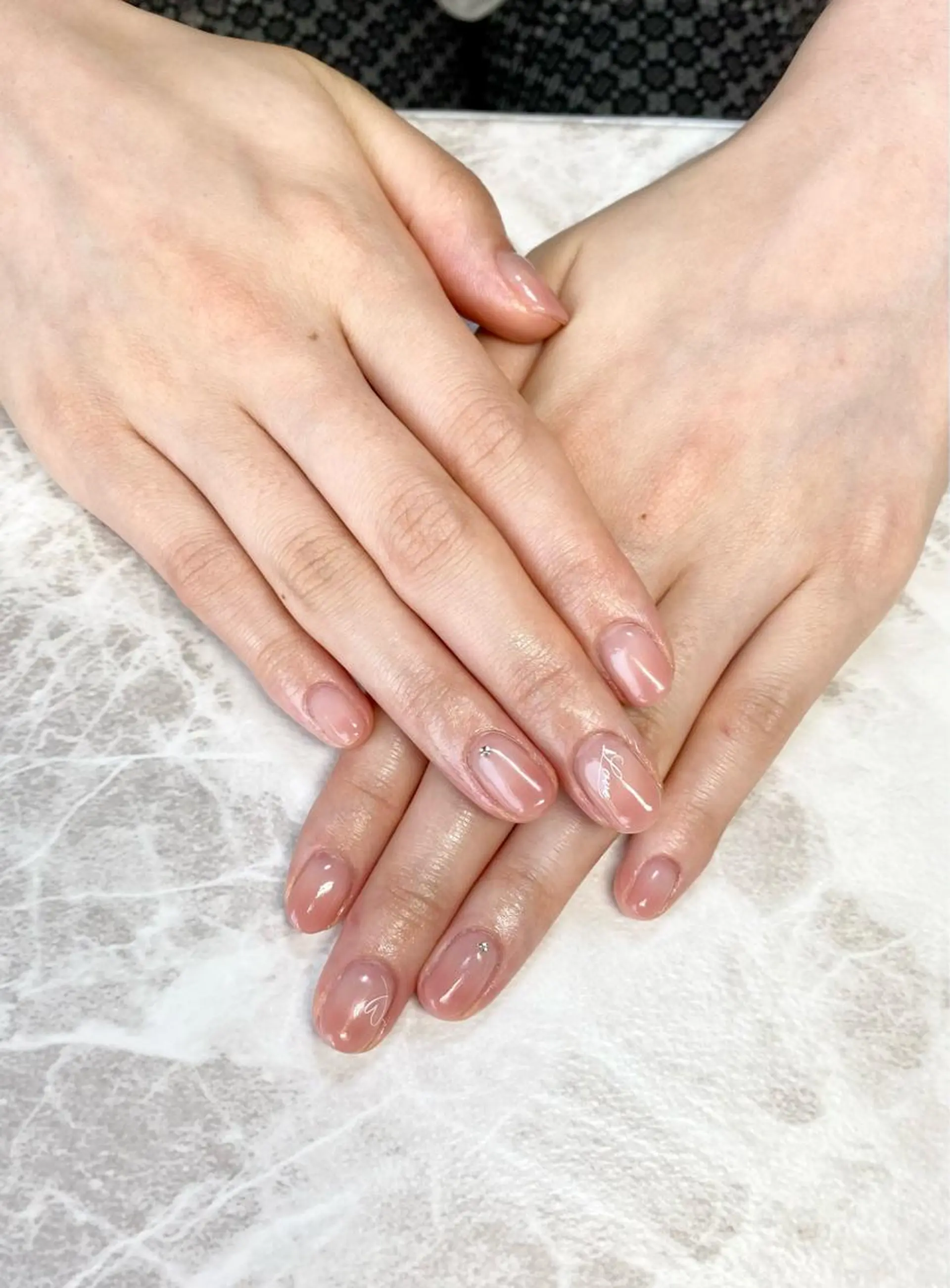 ネイル ストーンネイル ハンドネイル ゆぴねいる yupinailのネイルデザイン