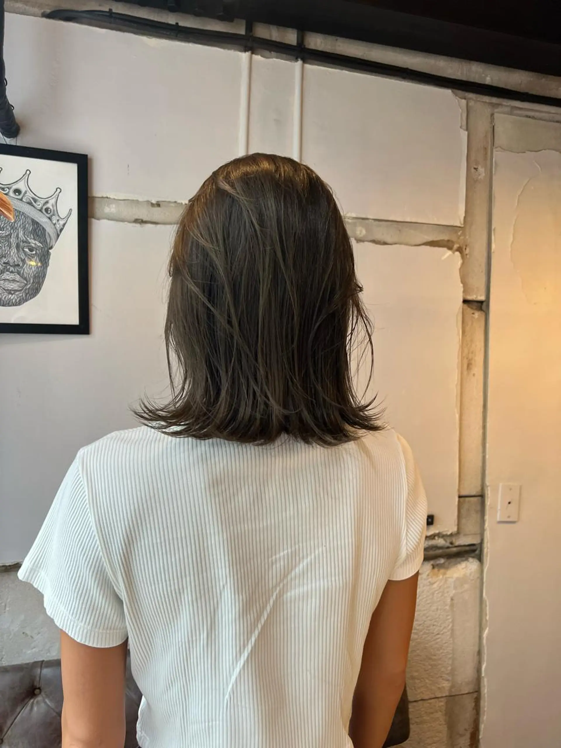 ショート カラー グレージュ オリーブグレージュ オリーブグレー DUMBO所属・【完全マンツー 恵比寿】佐藤 翔のヘアスタイル