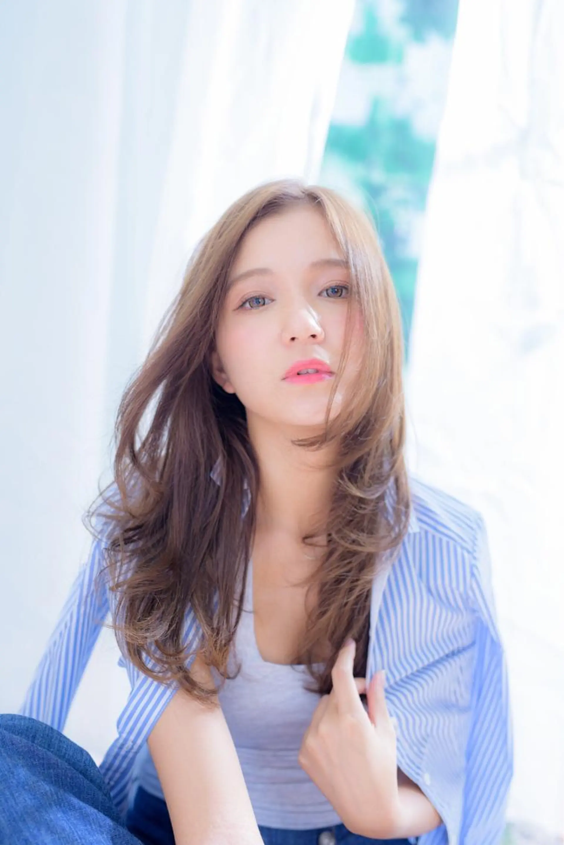 ショート ミディアム セミロング ロング カラー パーマ ヘアアレンジ キッズ ネイル まつエク アンブレラカラー💫 フェイスフレーミングのヘアスタイル