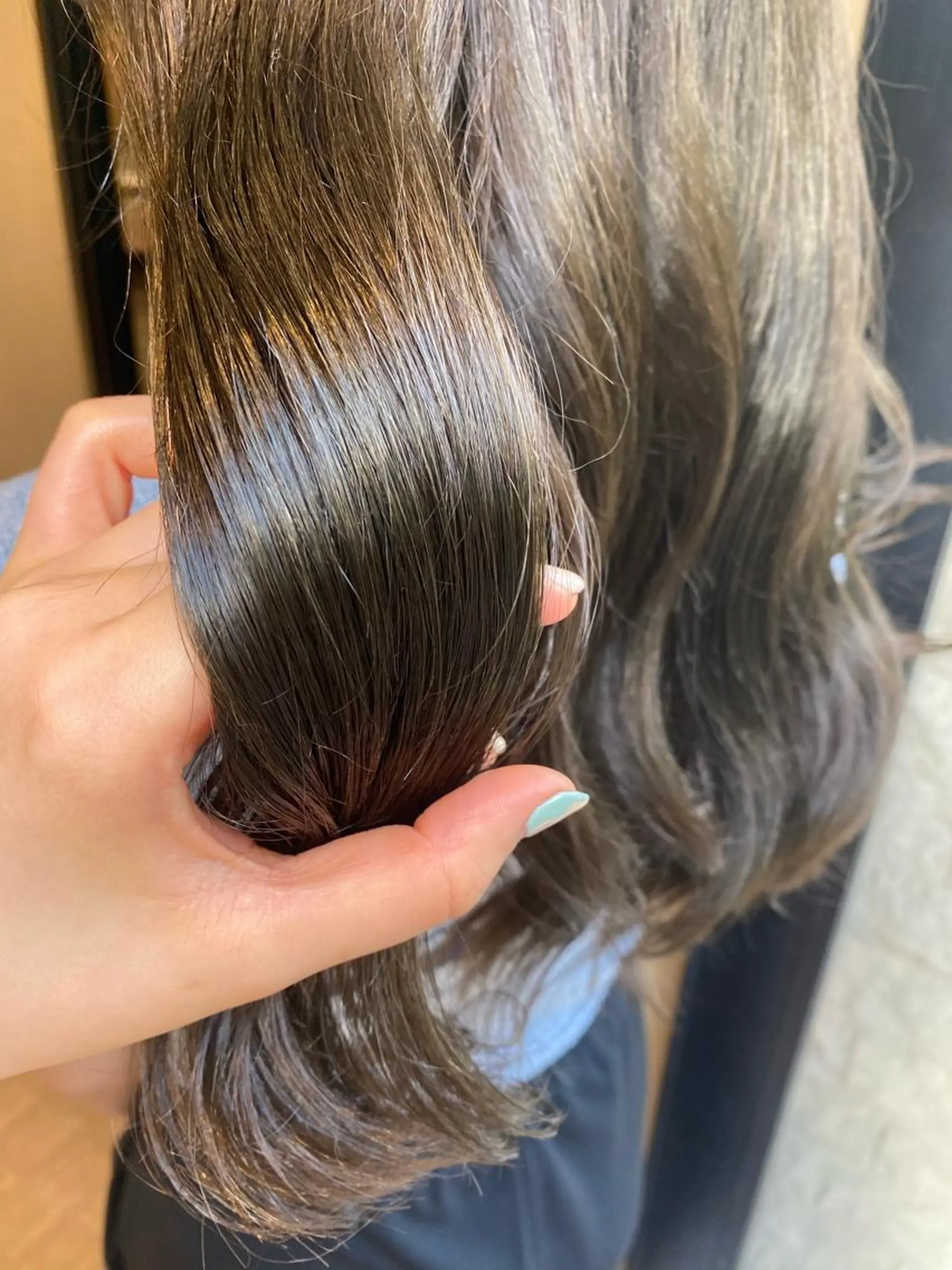 ロング カラー ヘアアレンジ アンククロス渋谷【ANKH CROSS】所属・韓国ヘア┊︎レイヤー ┊︎haruka🌙のヘアスタイル