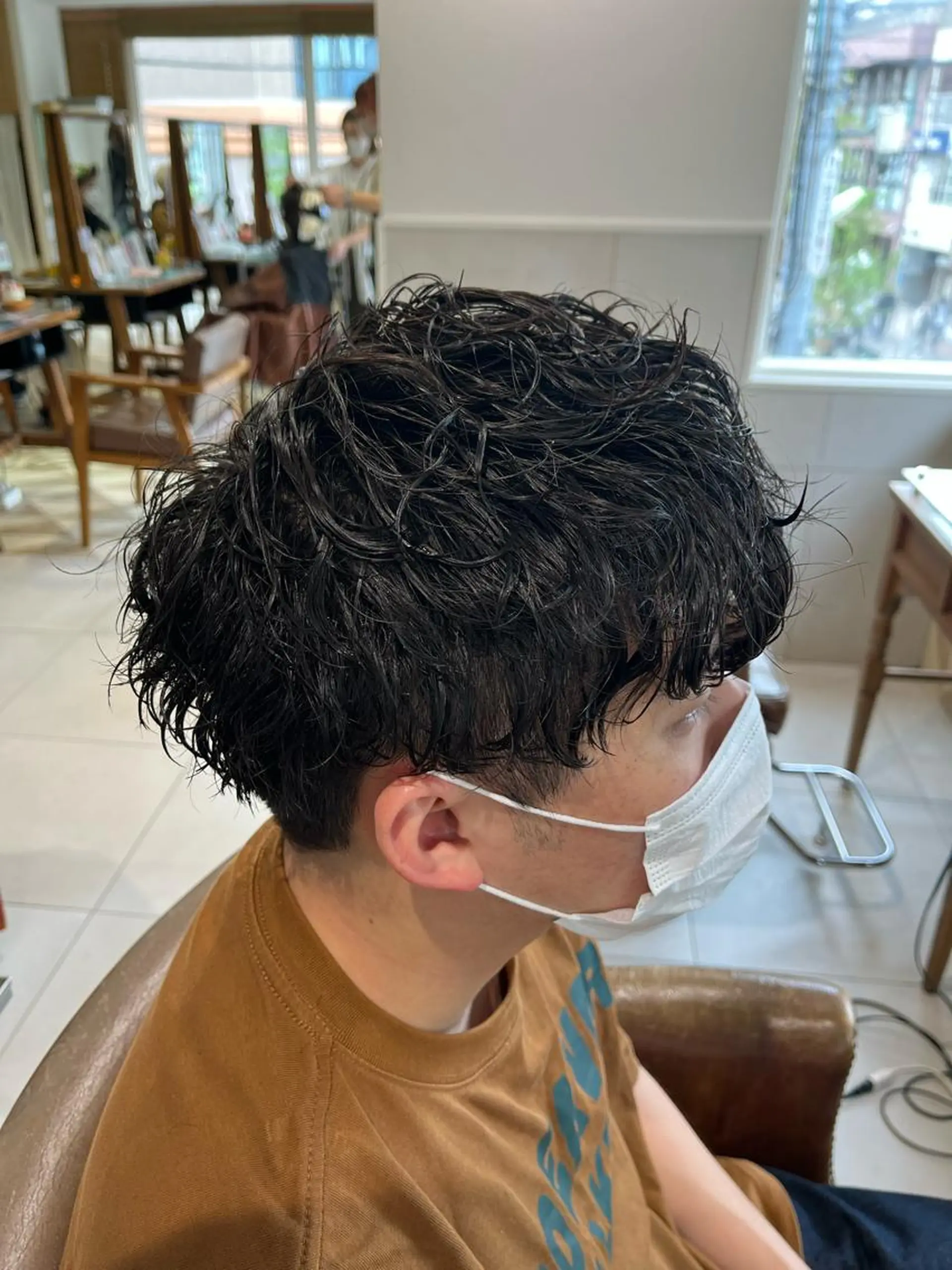 メンズ カット パーマ 鬼松沙弥 ❤︎メンズパーマのヘアスタイル