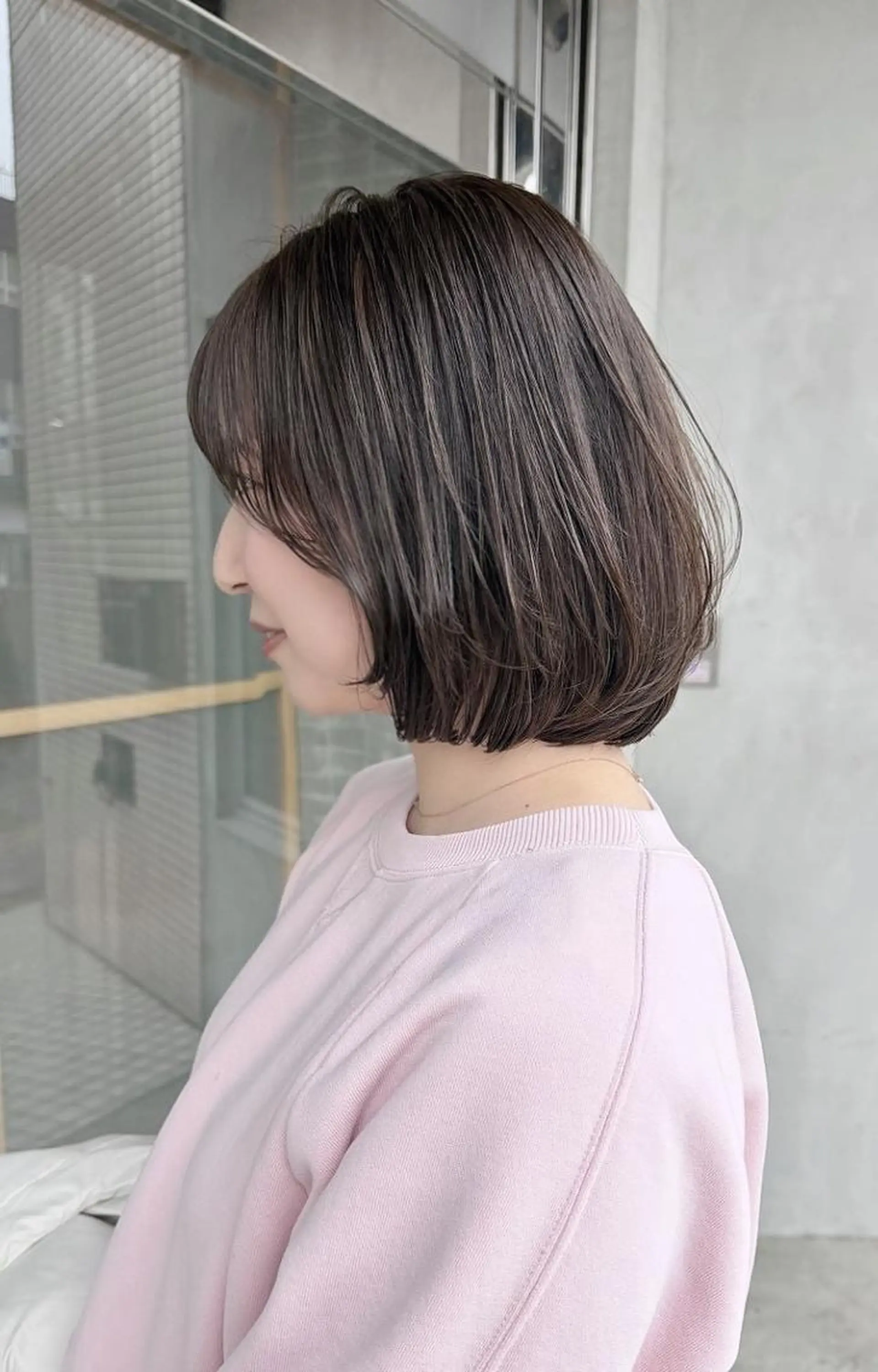 ミディアム カラー 透明感カラー ボブ カット ヘアカラー トリートメント 韓国/ボブ/まつパ 🩰aikaのヘアスタイル