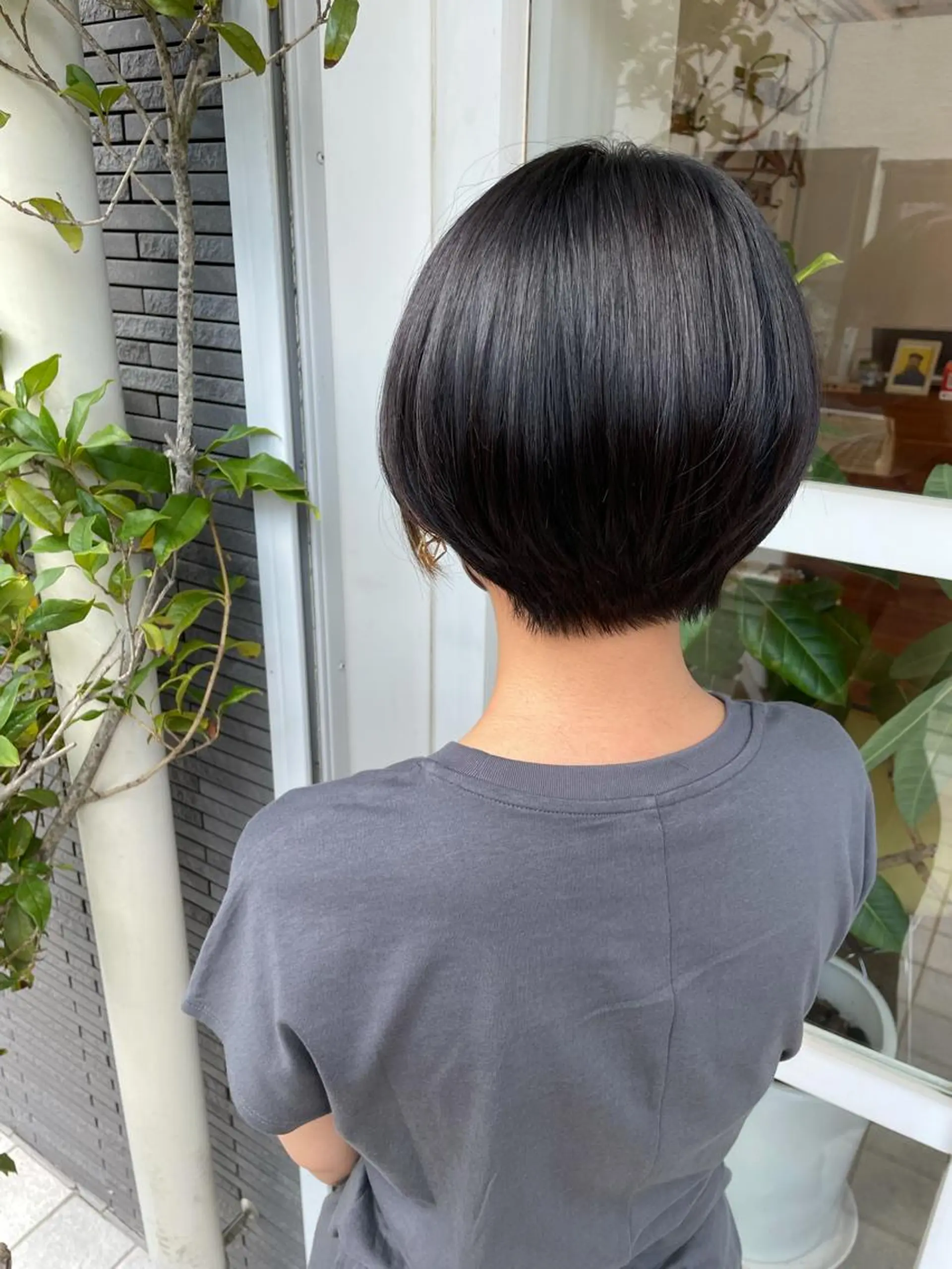 ショート カラー ヘアアレンジ カット 鴫原 亜弥のヘアスタイル