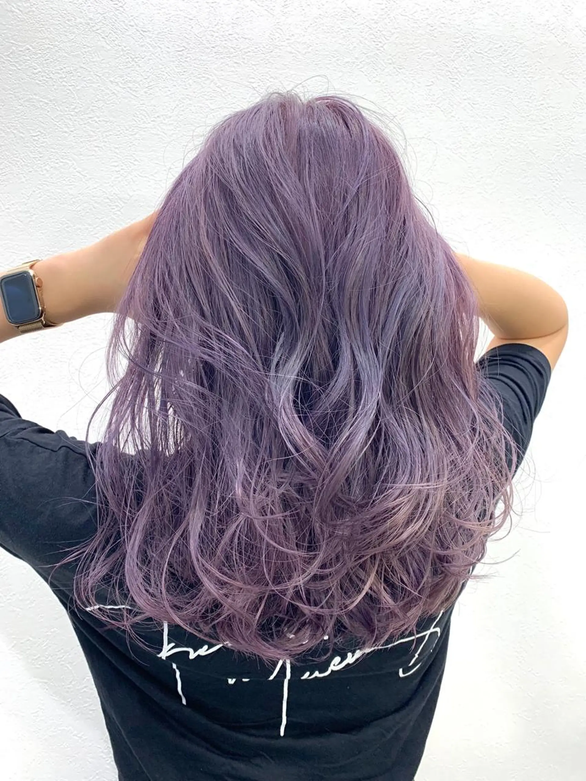 ロング カラー ヘアカラー トリートメント 酸性ストレート/ブリ ーチなし/中村 匠のヘアスタイル