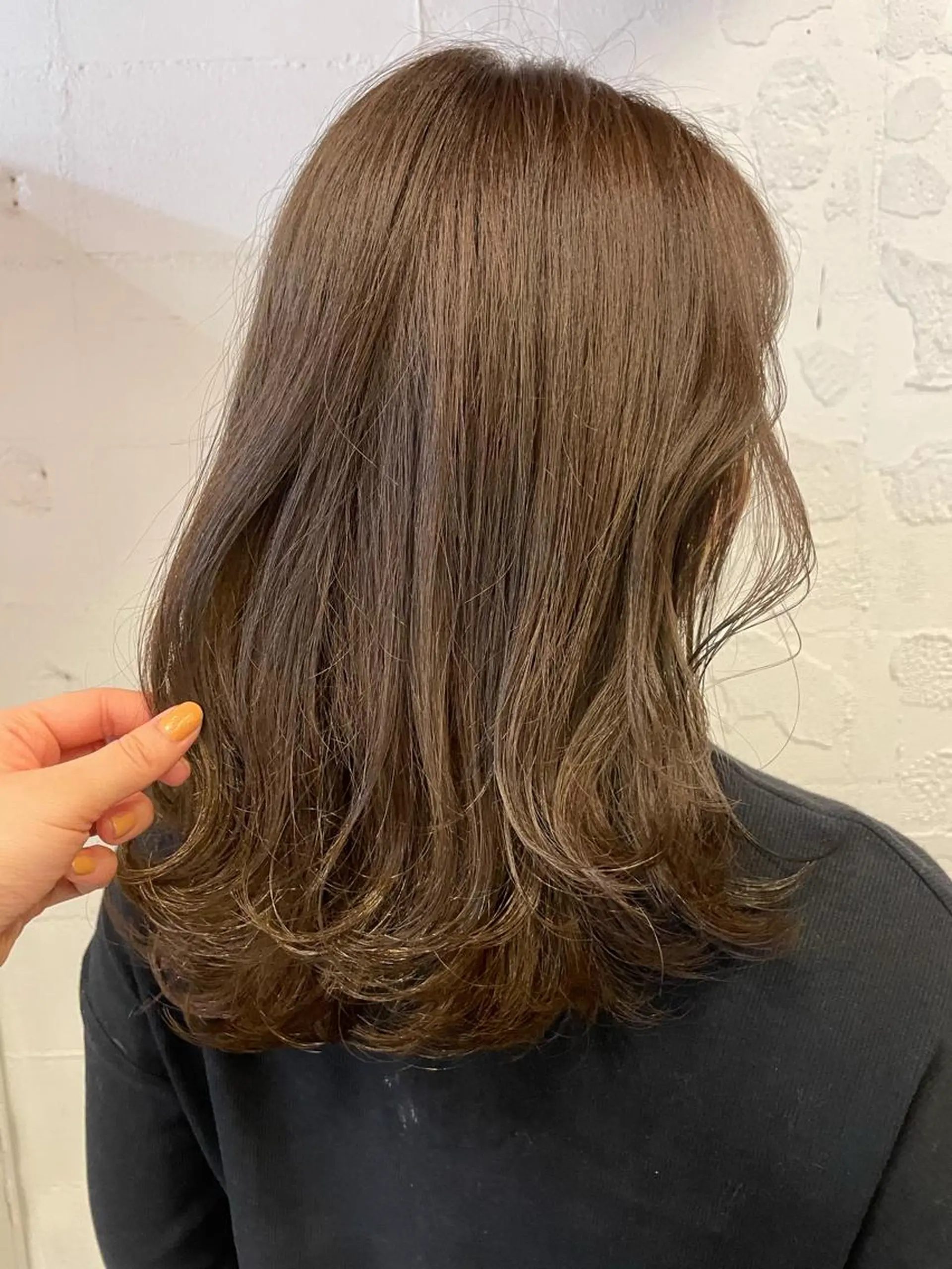 ミディアム カラー 透明感カラー hazuki 🌝のヘアスタイル