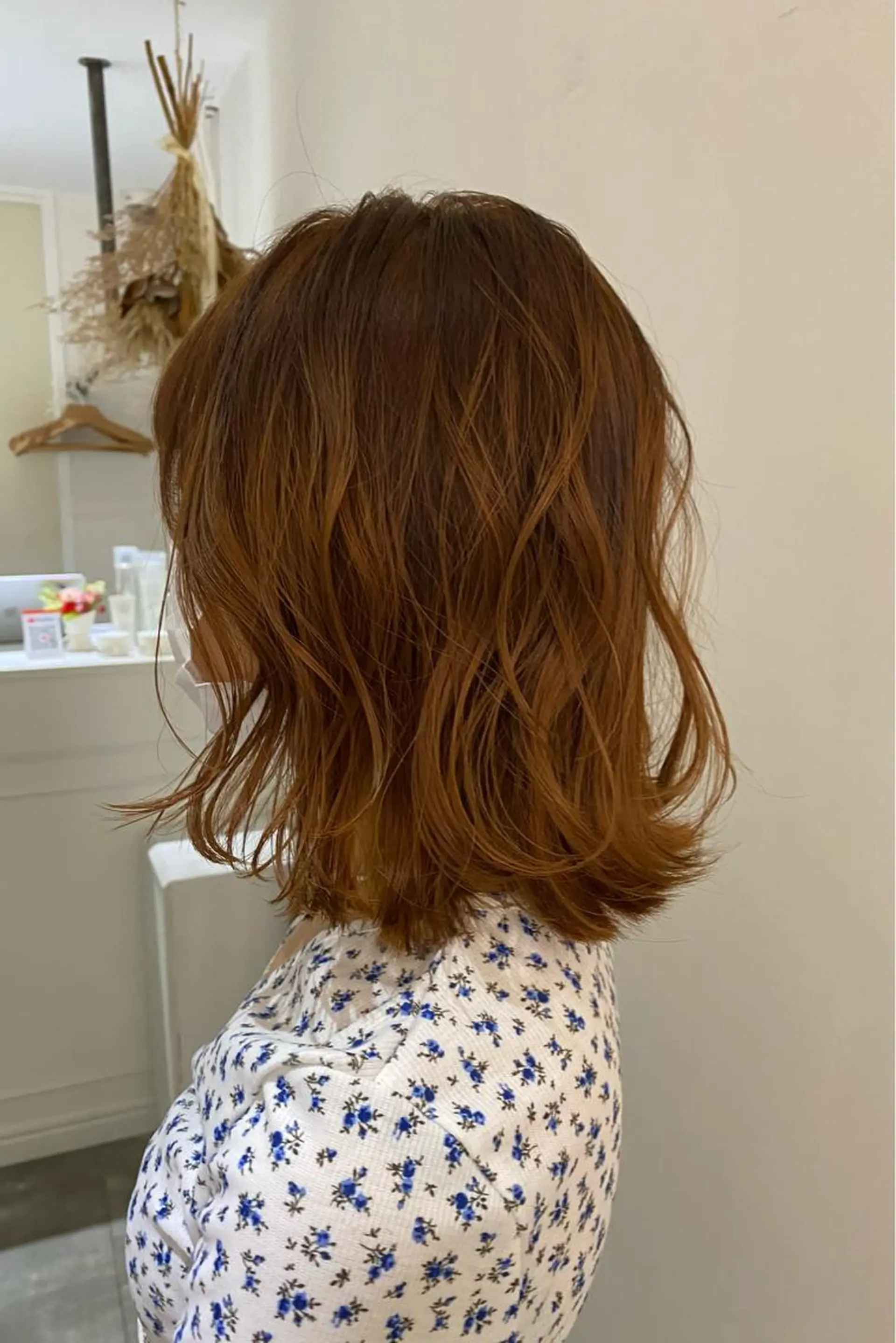 ミディアム ハッシュカット /レイヤー/大阪中津のヘアスタイル