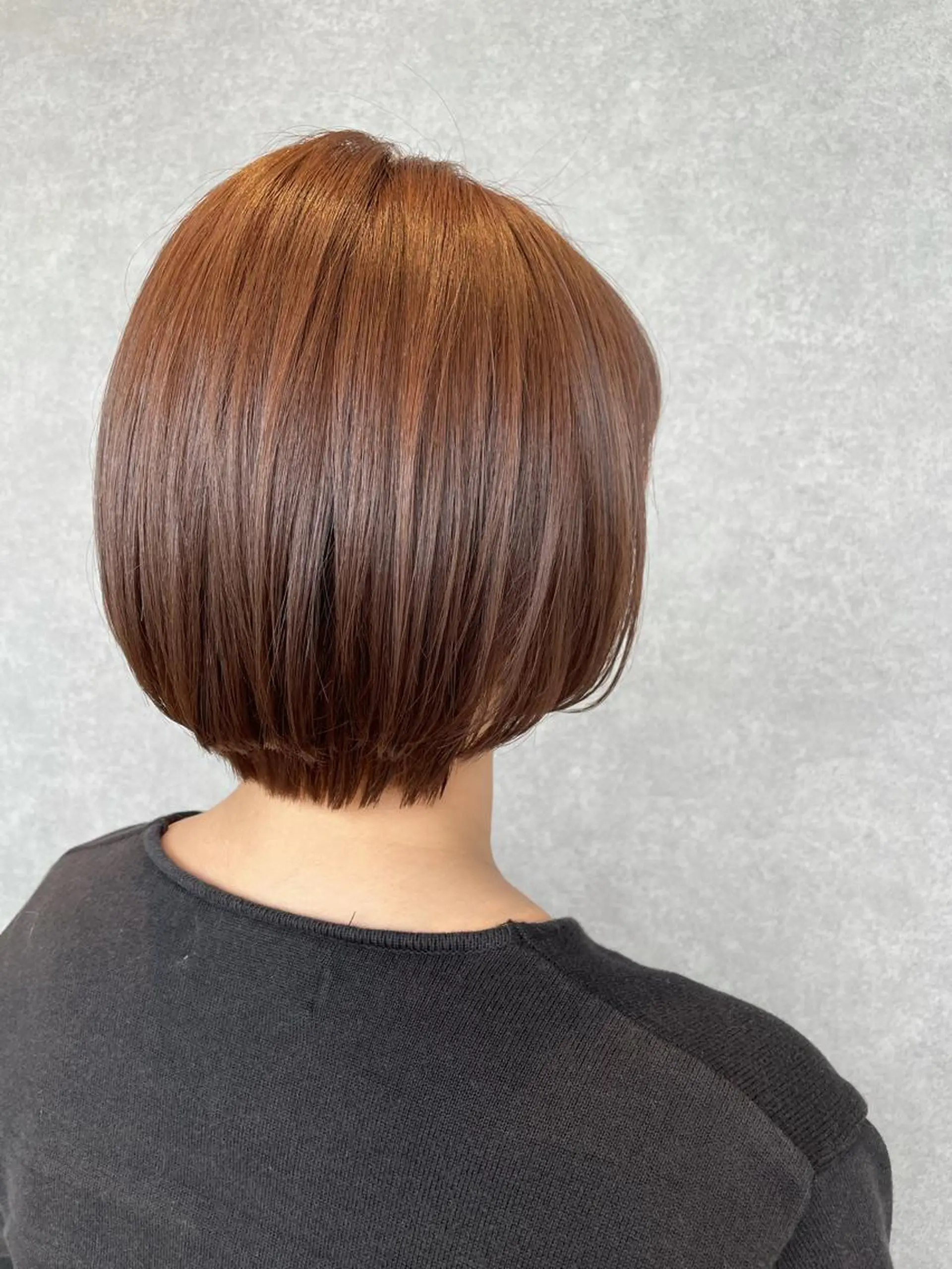 ショート カラー カット miu. ボブ/透け感カラーのヘアスタイル