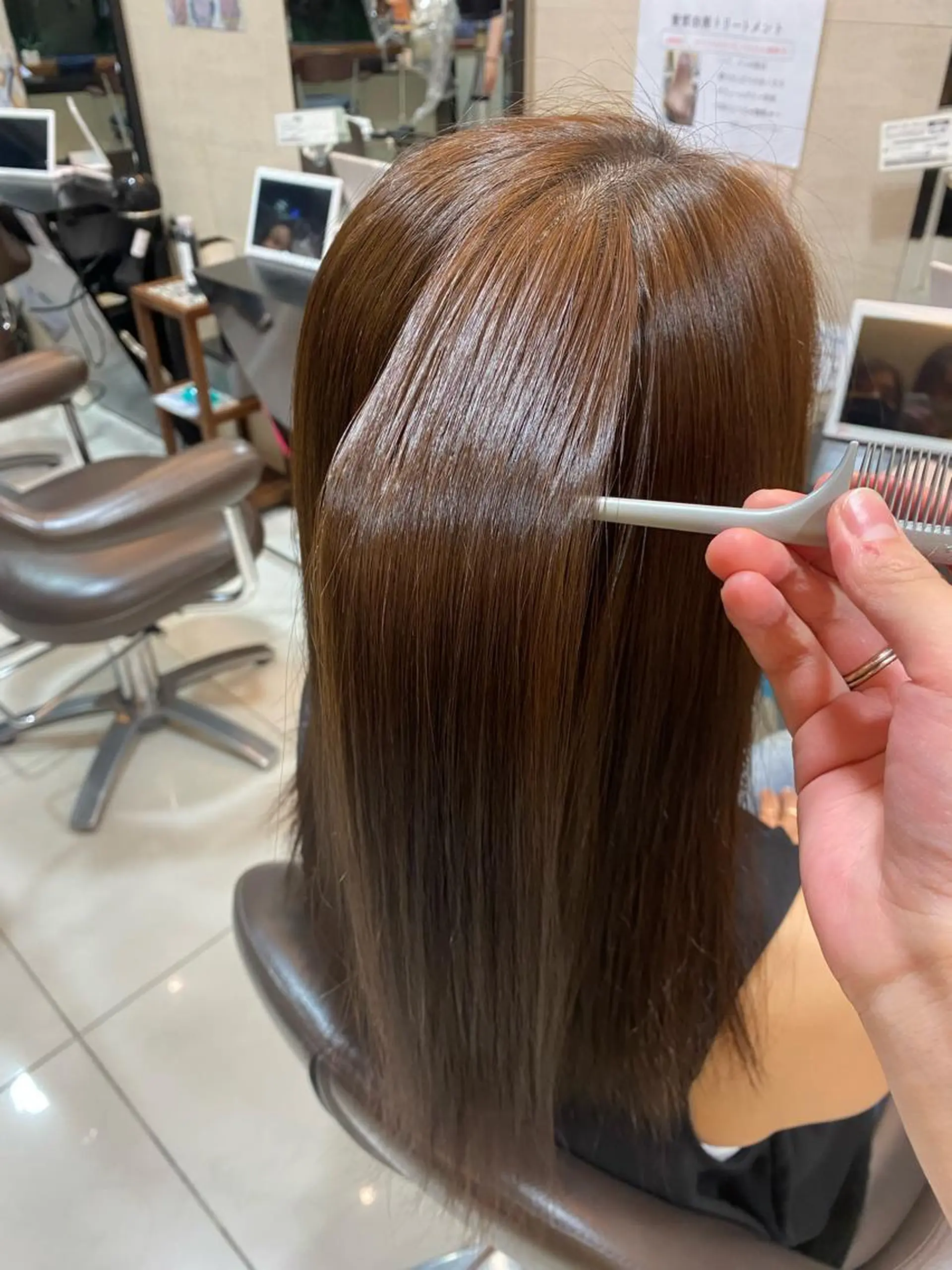 セミロング 💙メンズカット池袋 Manami💙のヘアスタイル