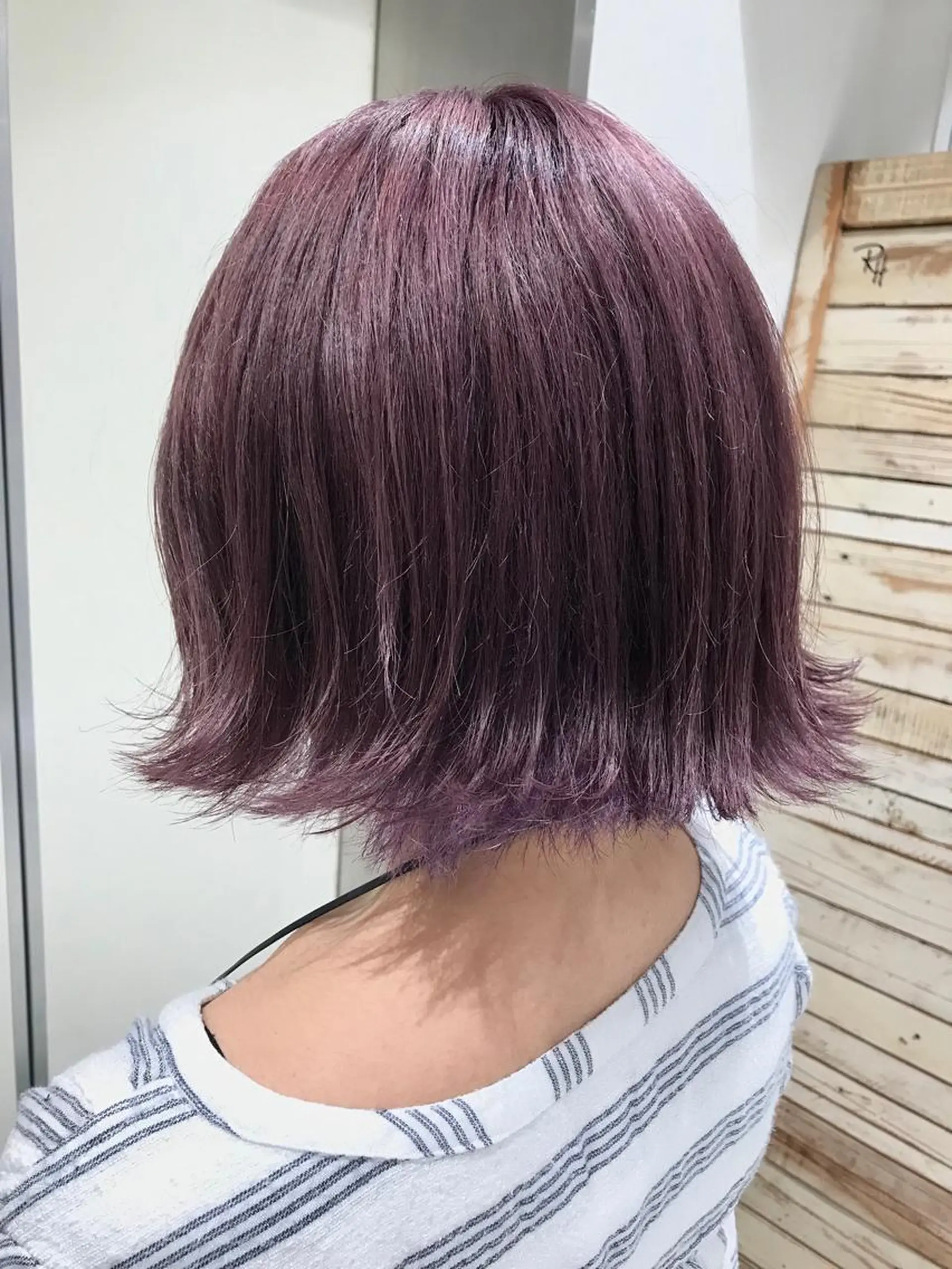ミディアム カラー ヘアカラー トリートメント 島袋 ナオユキのヘアスタイル
