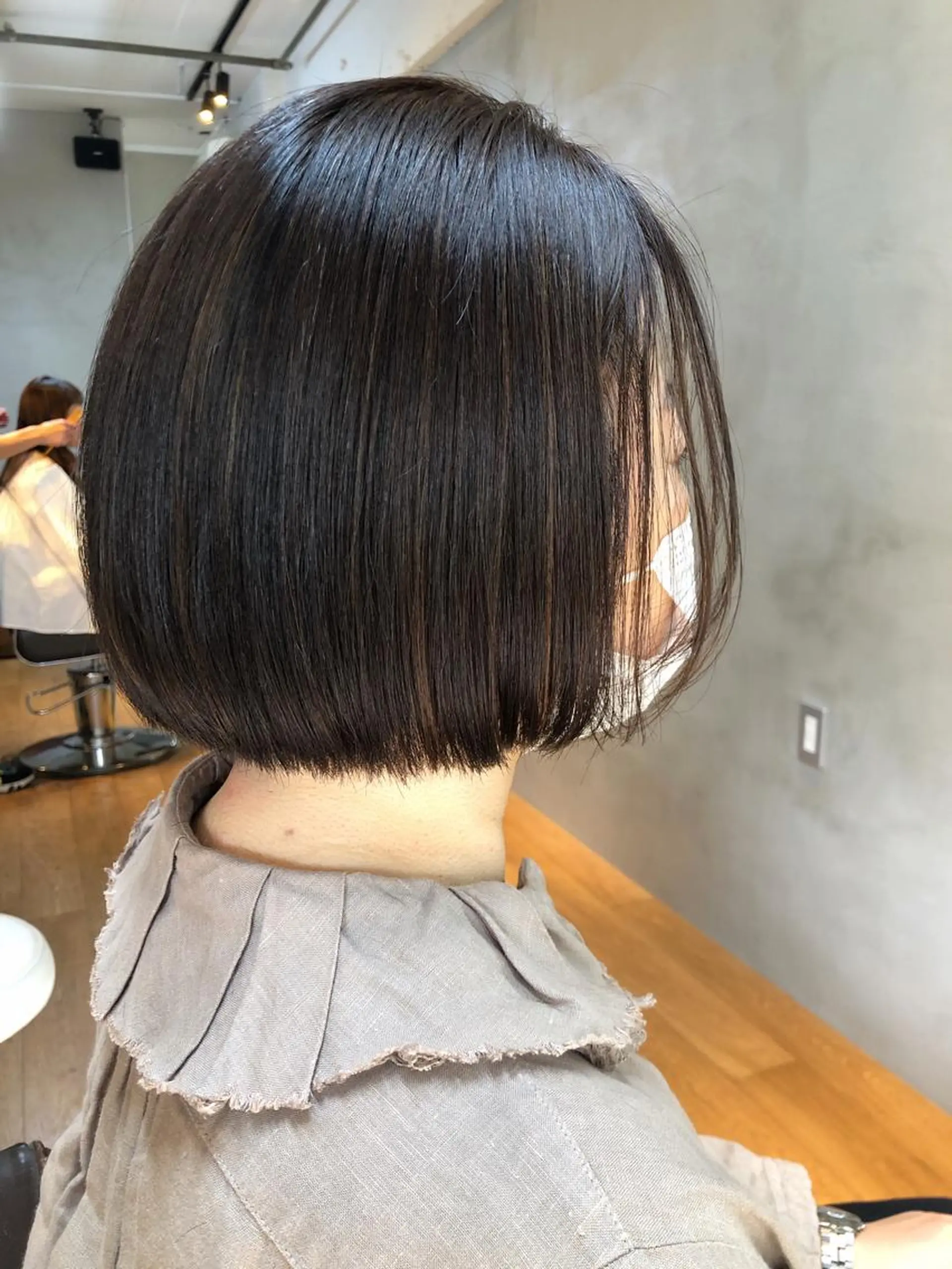 ミディアム ボブ ハイライト ヘアカラー TACCA所属・伊藤 佳代子のヘアスタイル