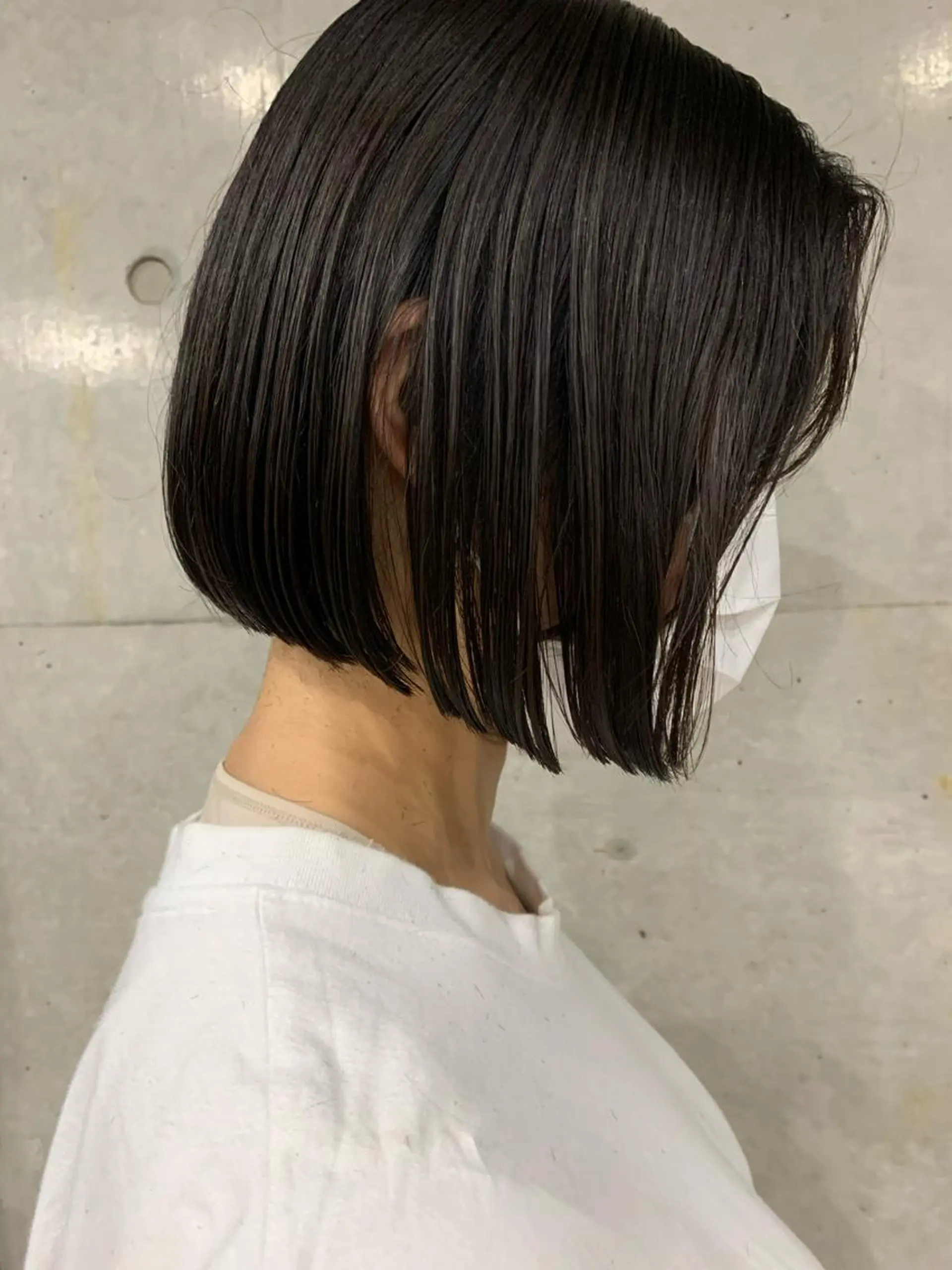 ショート カラー ボブパーマコテ巻き風 パーマNo1深江秀平のヘアスタイル