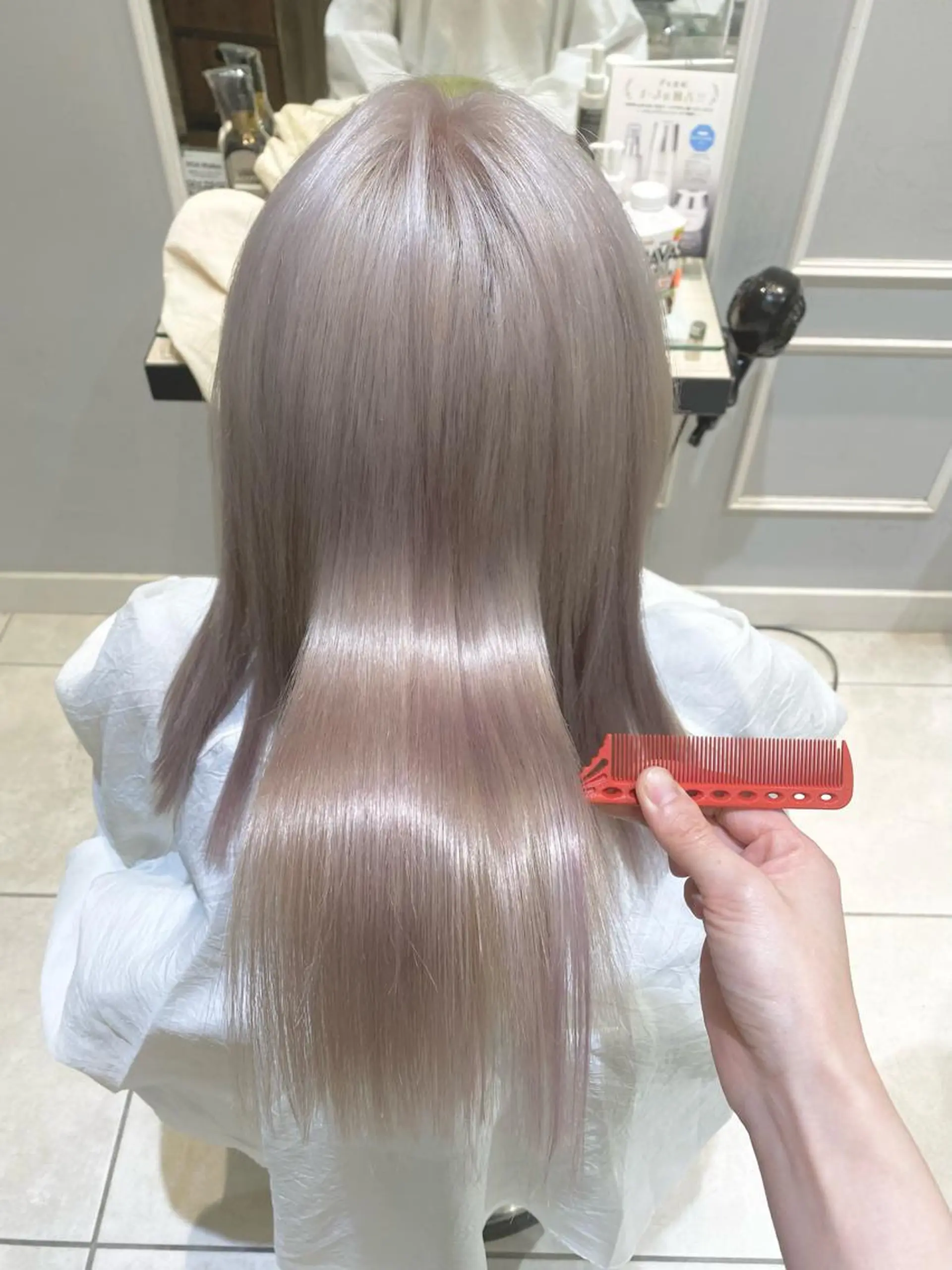 ロング 似合わせ艶髪カラー ❤️ハダユミのヘアスタイル