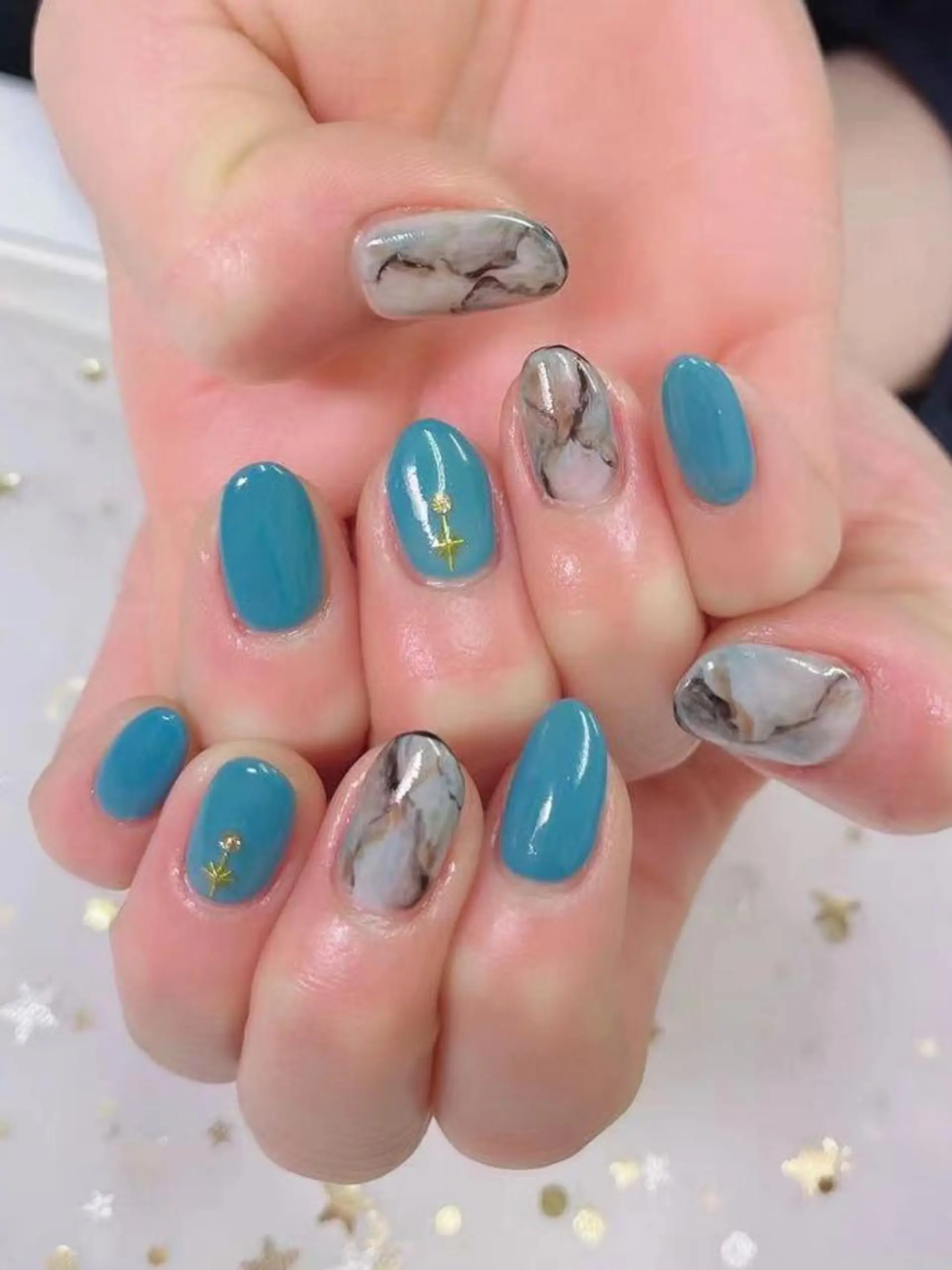 ネイル ハンドネイル 上福岡 らんらんのネイルデザイン