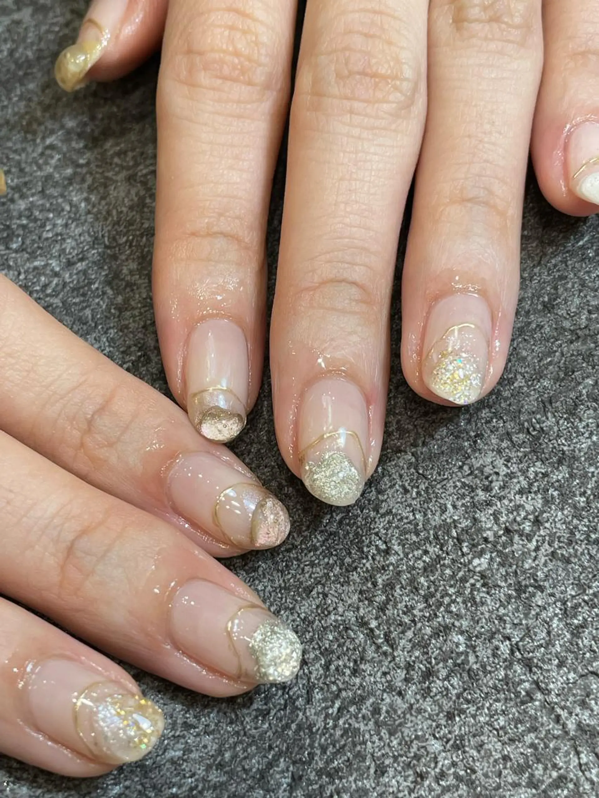 ネイル ぷっくりネイル ハンドネイル Beaute IORIのネイルデザイン