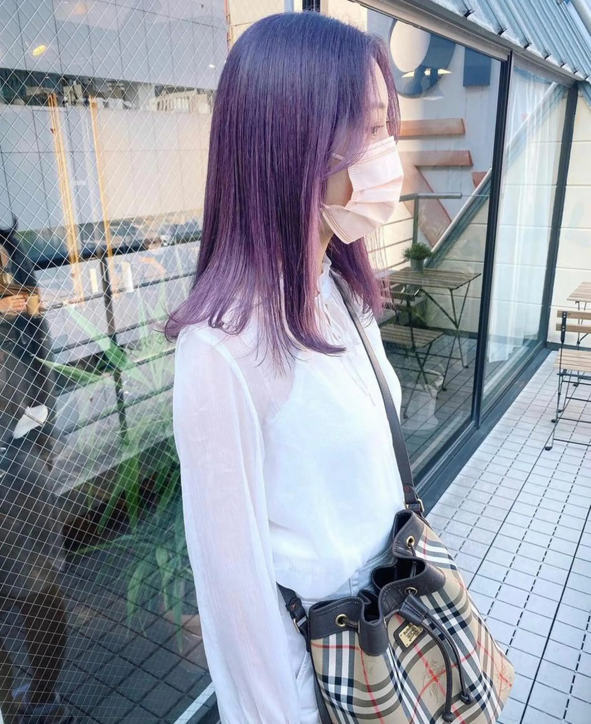 セミロング カラー 🧡色落ちまで2度綺 麗なカラー🧡ヨシキのヘアスタイル