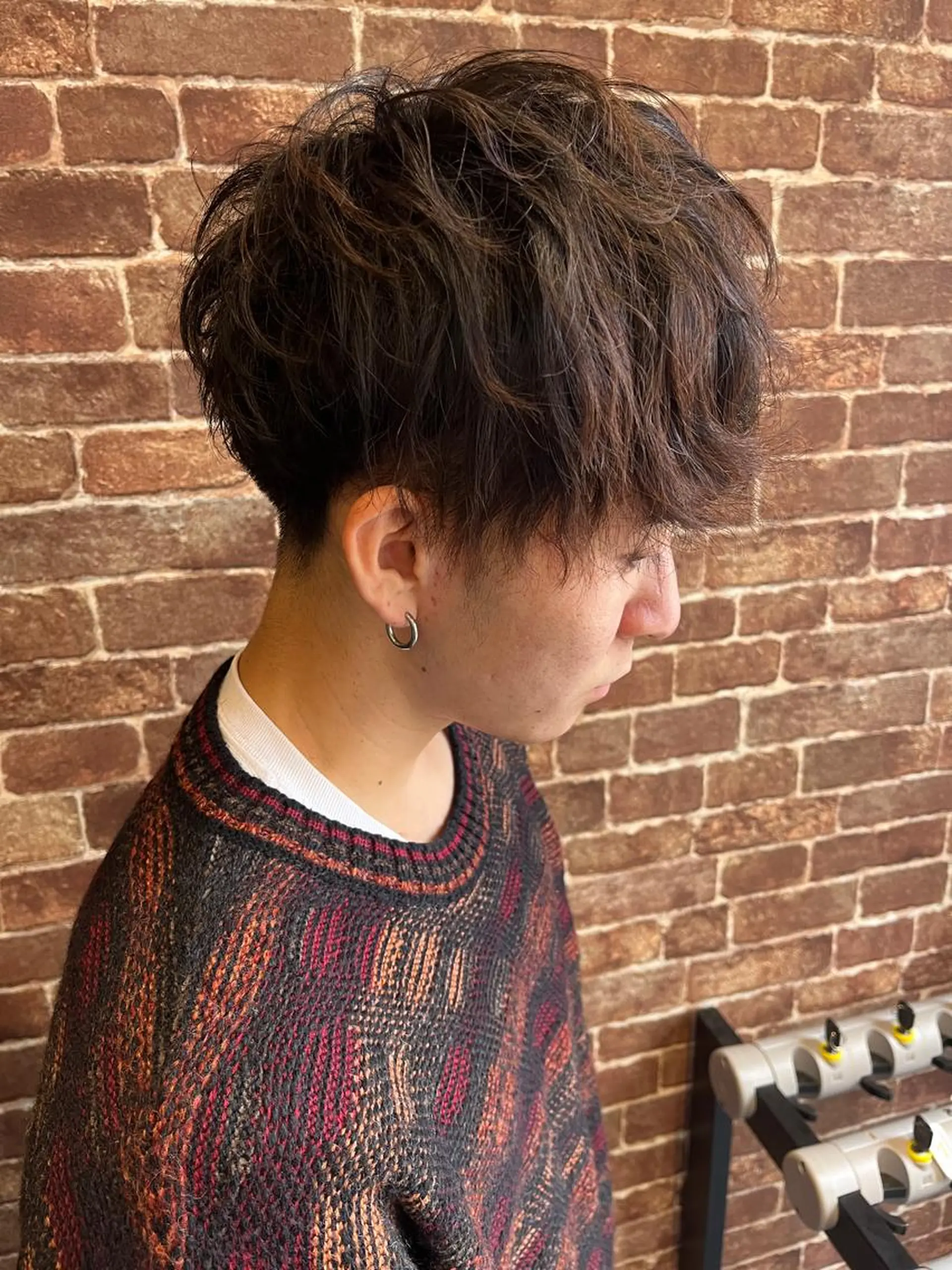 ショート カラー パーマ ヘアアレンジ メンズ キッズ ネイル マツエク・マツパ アイブロウ メンズブリーチ メンズハイライト メンズインナーカラー メンズ韓国風 ブリーチ カット パーマ 久木原 ゆりのヘアスタイル