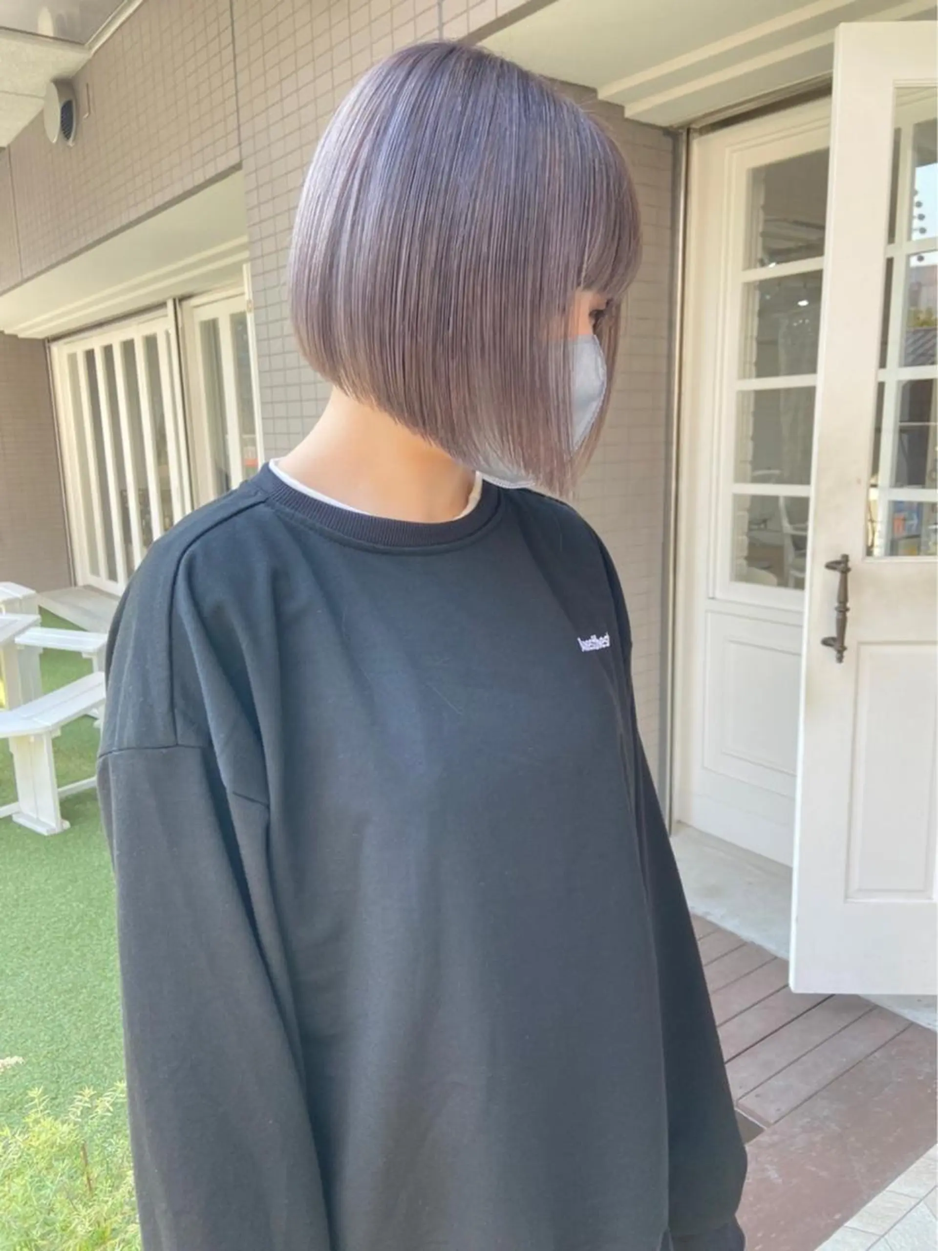 ショート カラー アイブロウ 𝗺𝗶𝗸𝘂♡ 似合わせ🎀のヘアスタイル