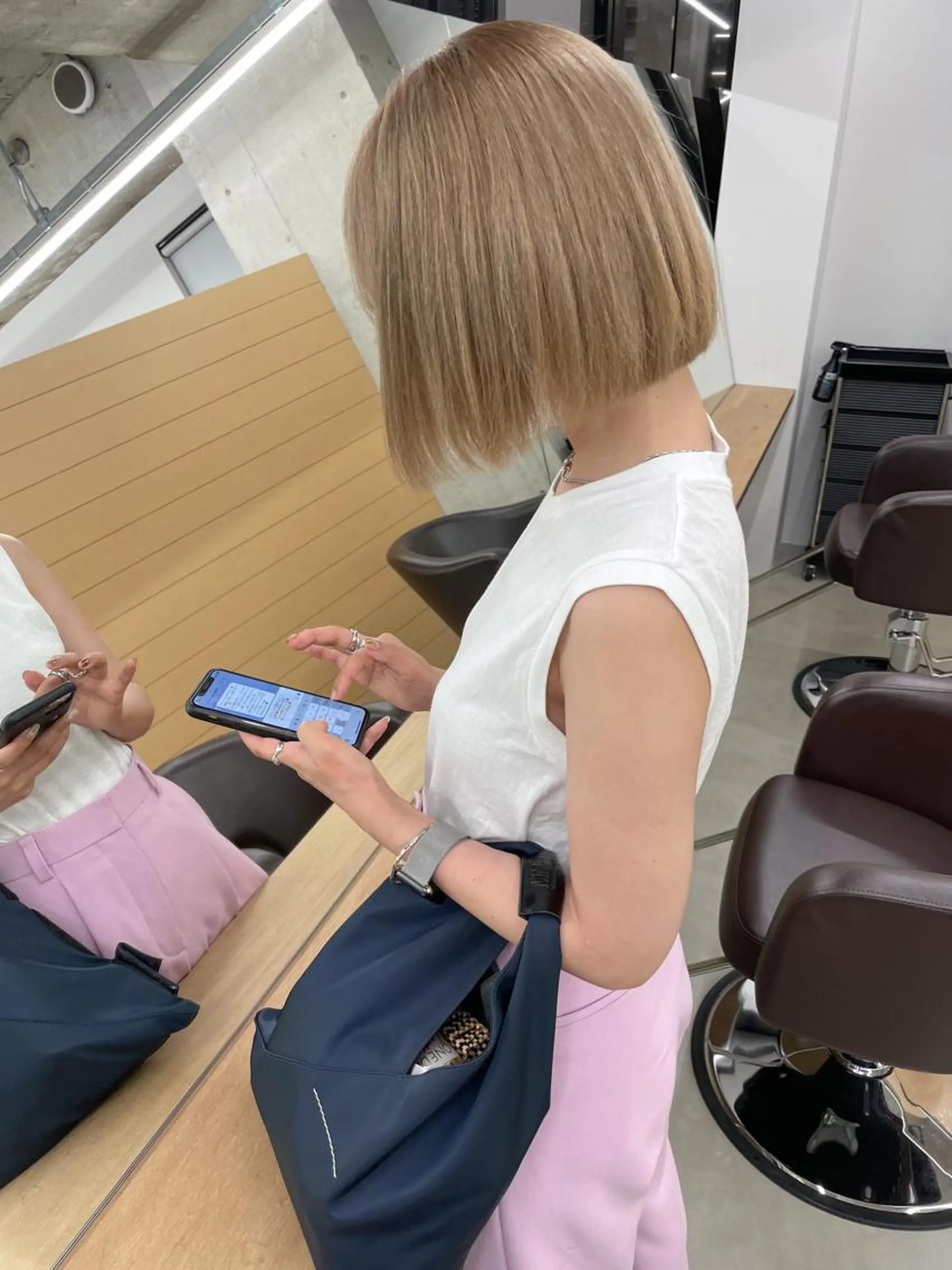 ショート ボブ ショートヘア カット ヘッドスパ mua 鳳のヘアスタイル