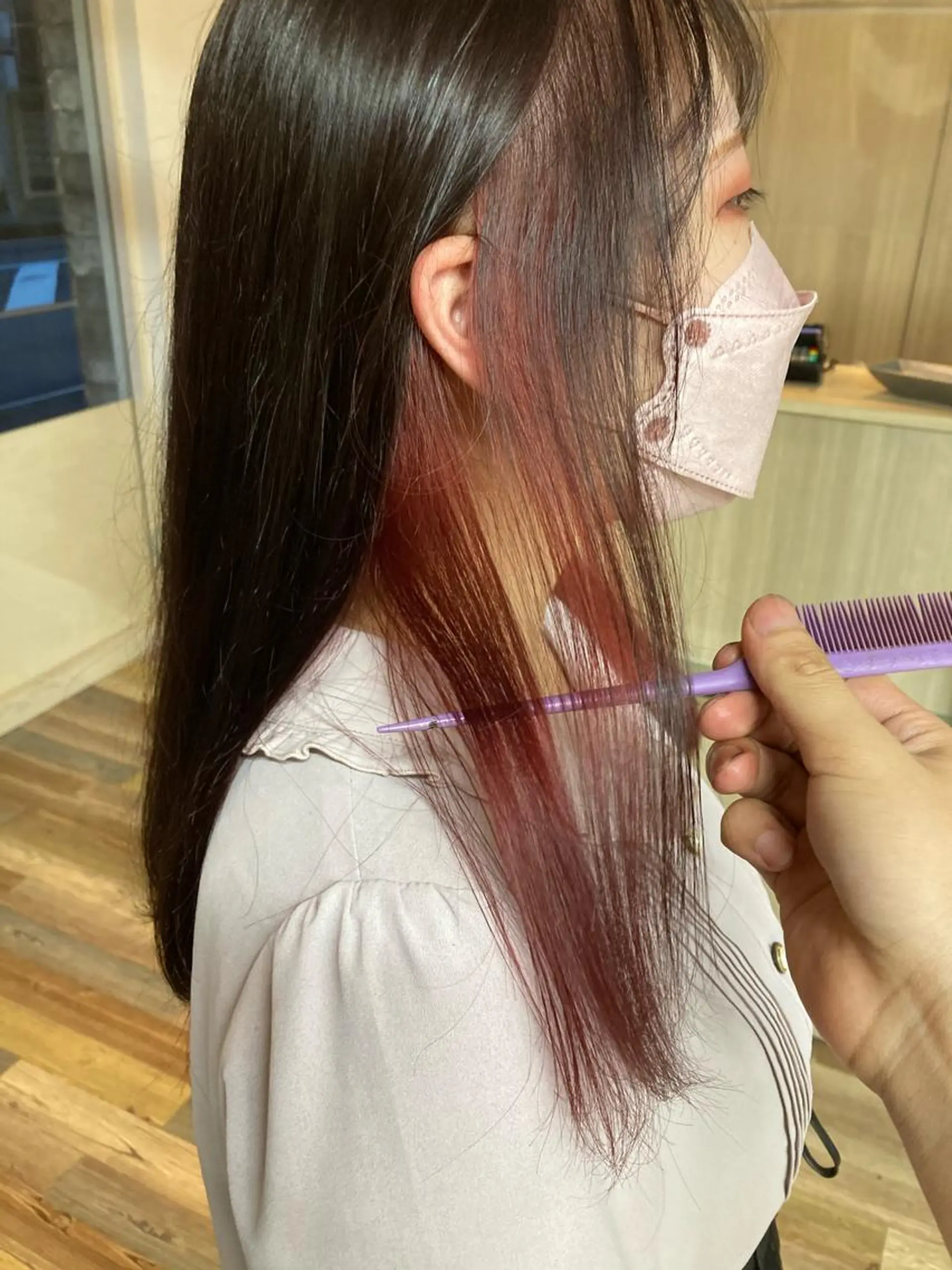 セミロング カラー カット ヘアカラー トリートメント ✂️似合わせの魔術師 石田一樹✂️のヘアスタイル