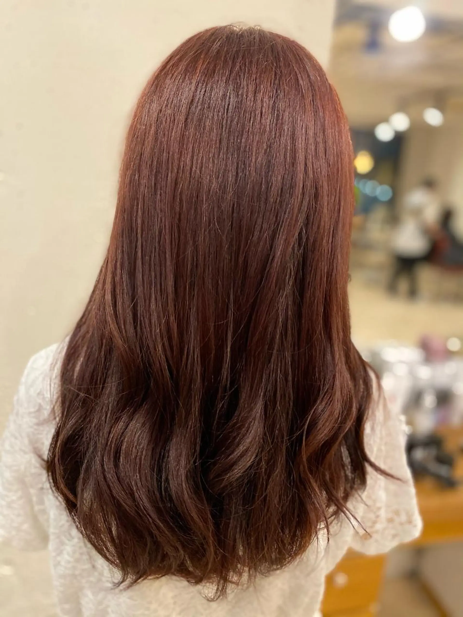 ロング カラー ヘアアレンジ 安澤 彩奈のヘアスタイル