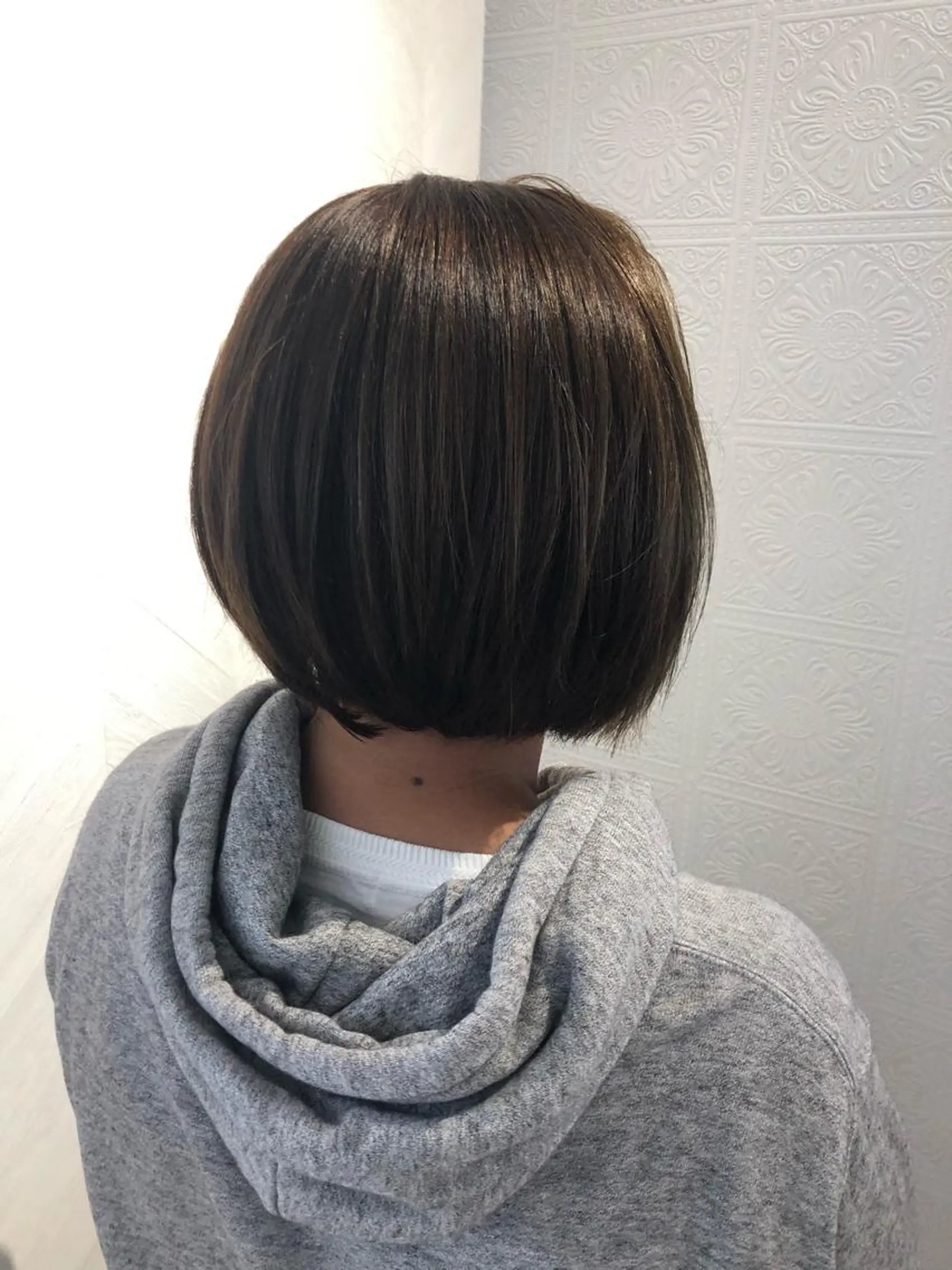 ショート カラー グレージュ ヘアカラー やまぐち まりんのヘアスタイル