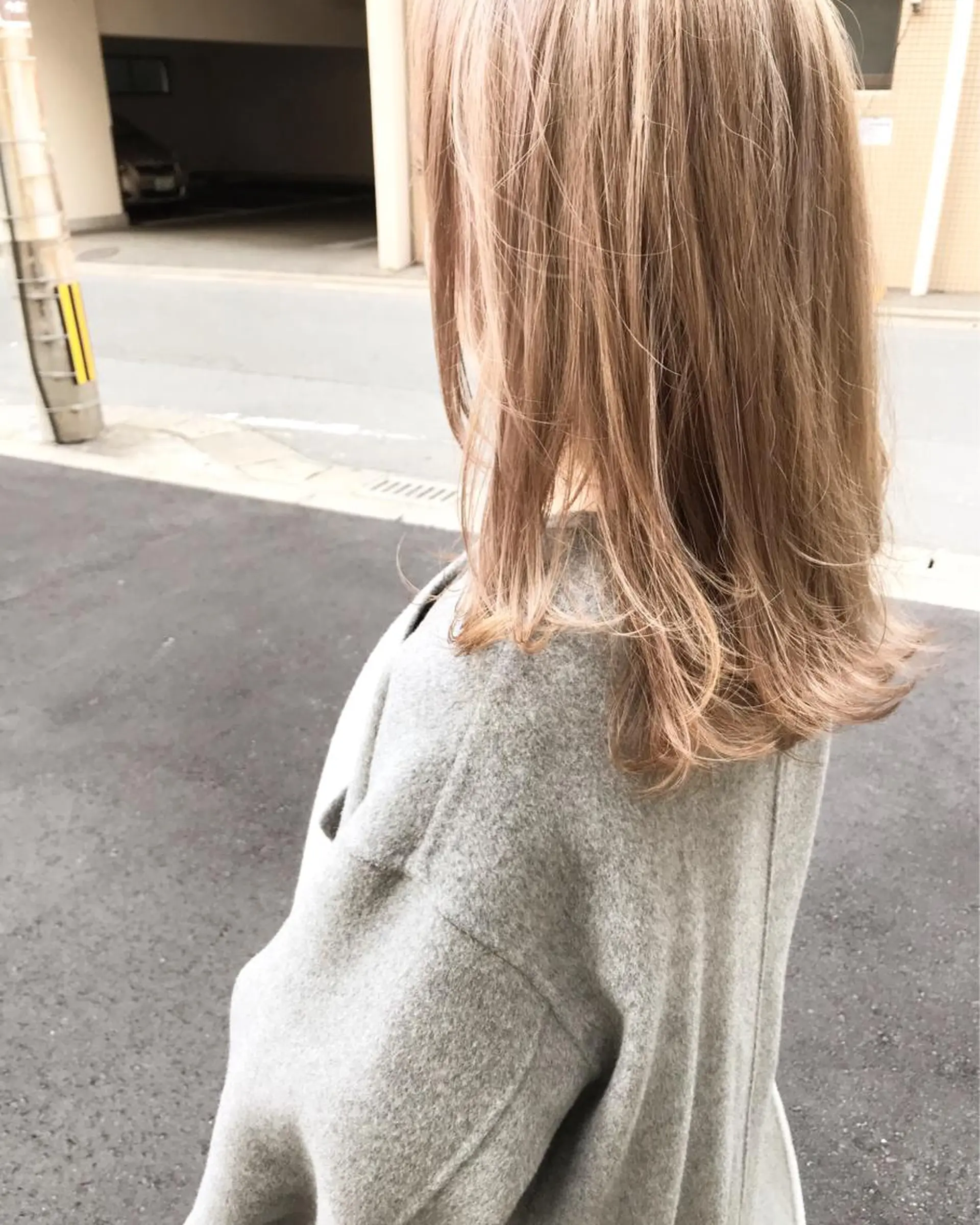 セミロング ヘアカラー トリートメント Musiiik hairのヘアスタイル