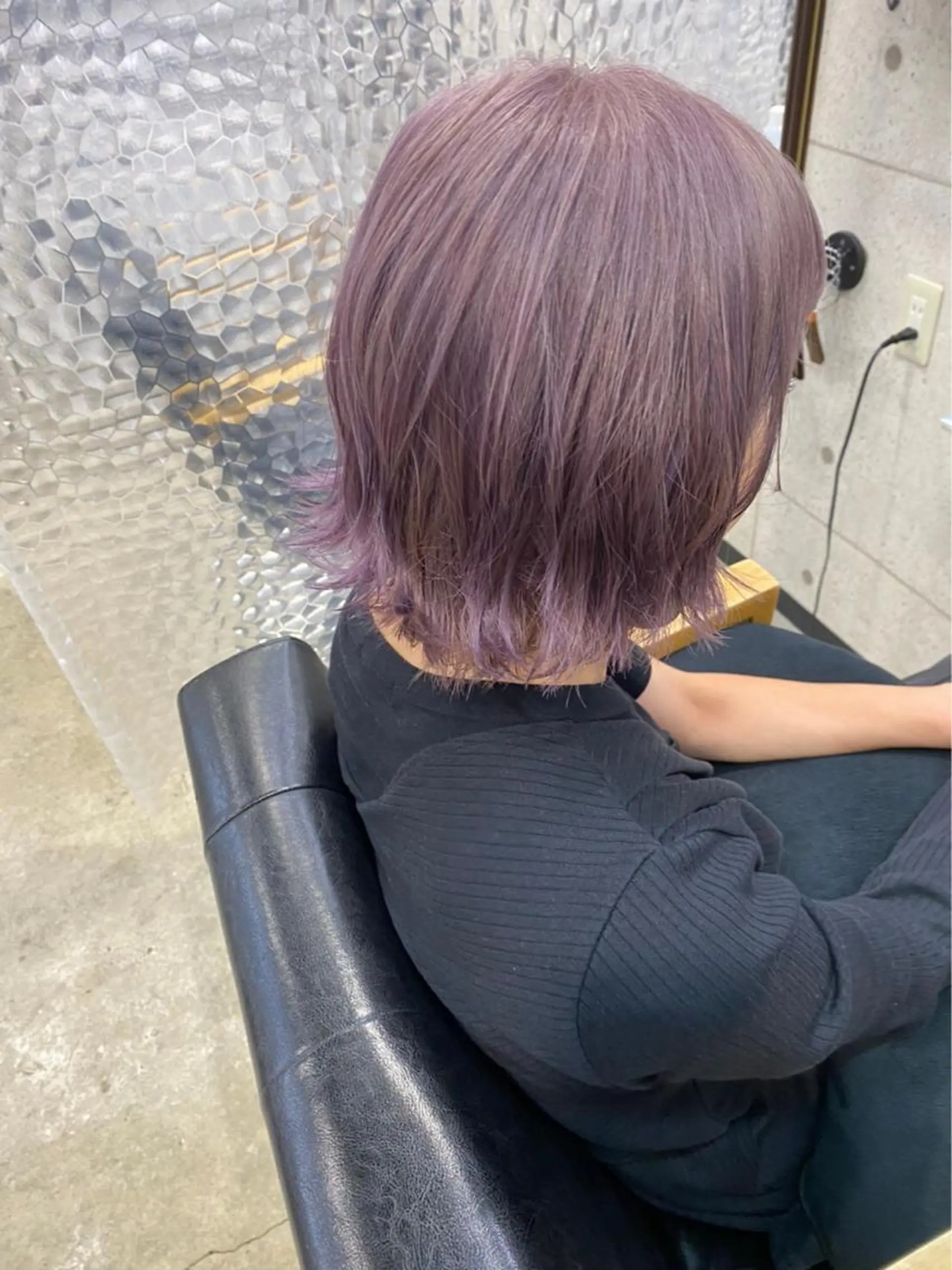 カラー ラベンダーカラー 藤田 清志のヘアスタイル