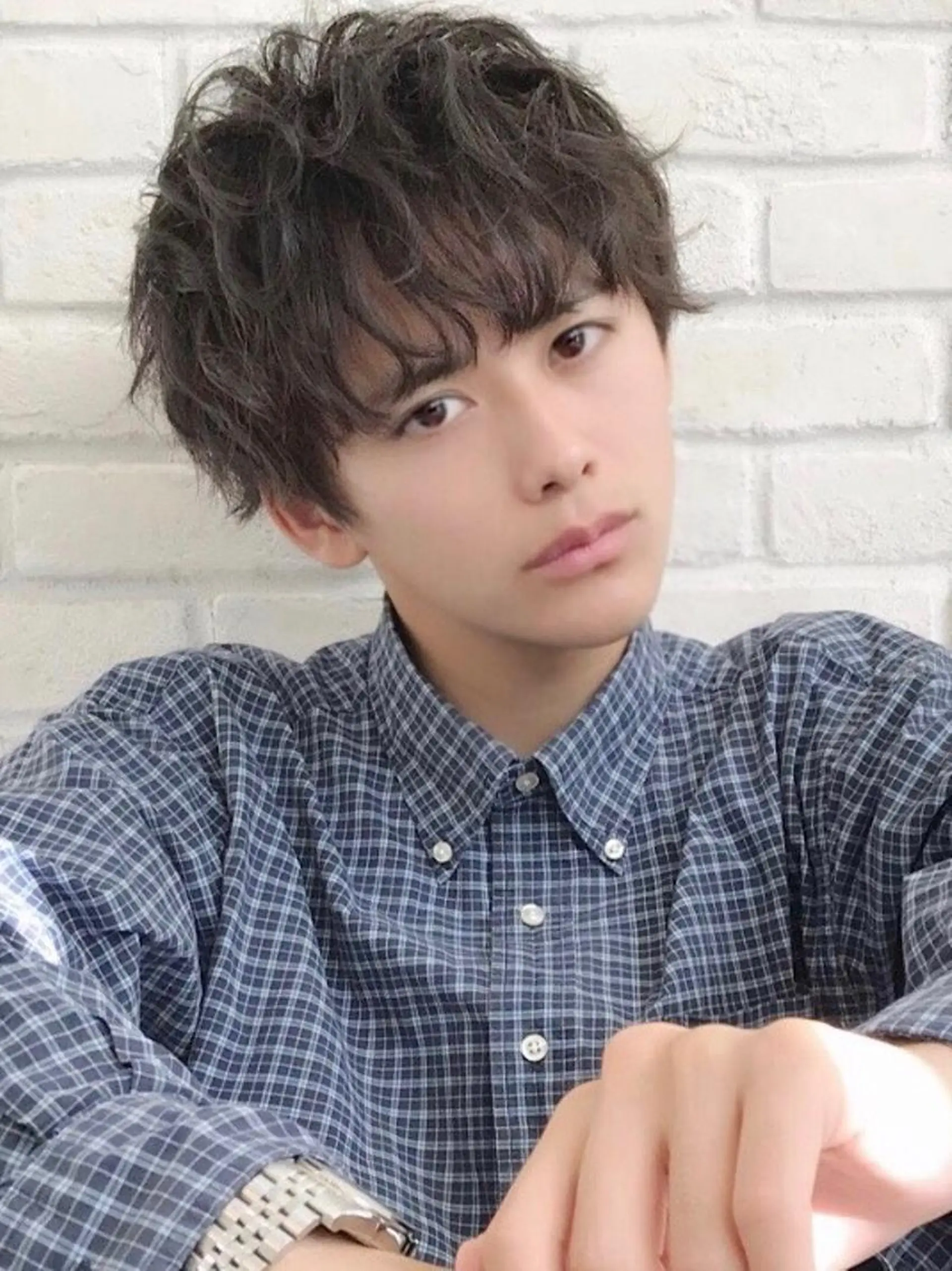 ショート パーマ moanin モーニンのヘアスタイル