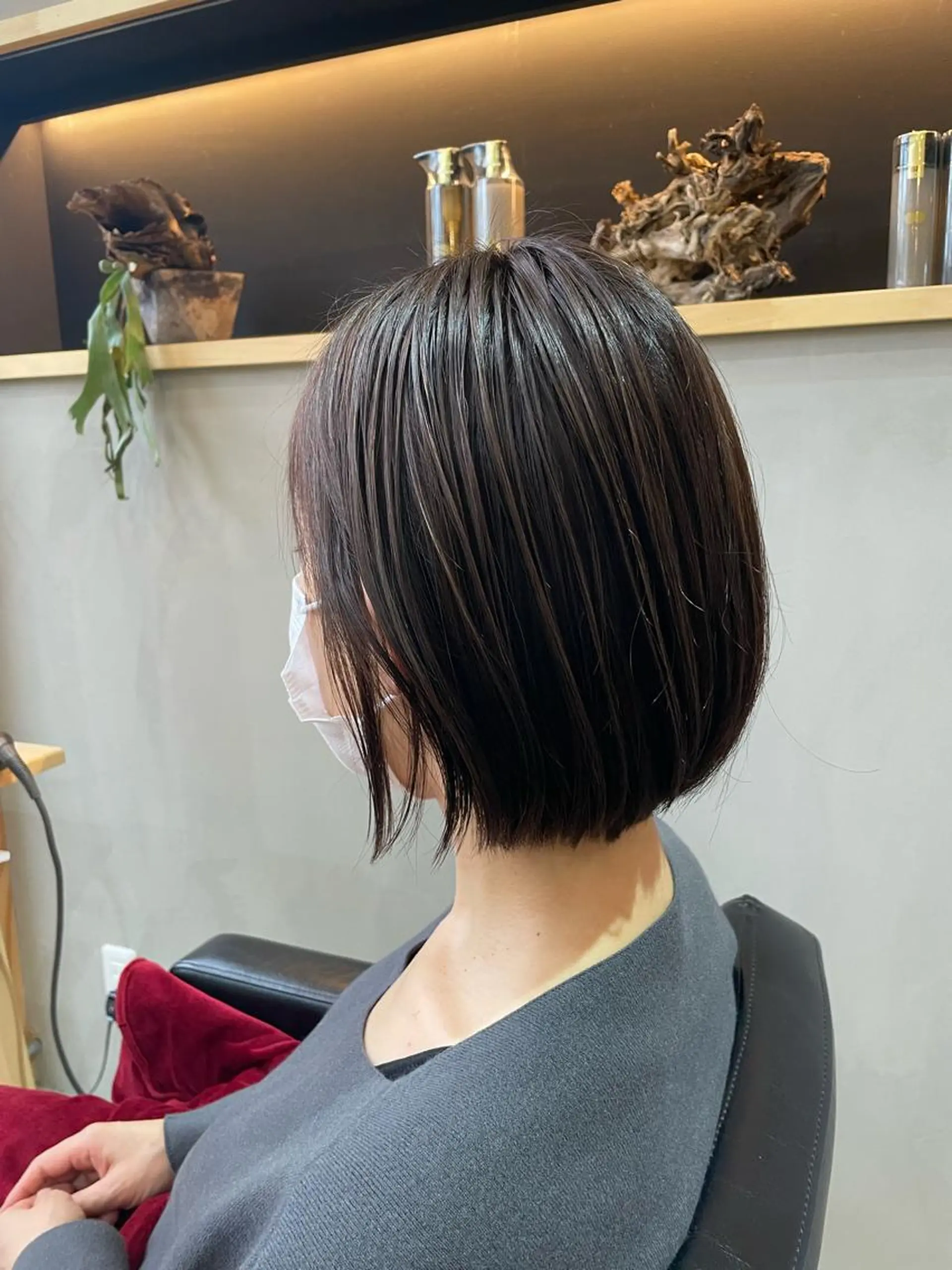 ショート ハンサムショート ハイライト ショートヘア ツイストパーマ カット ヘアカラー トリートメント シンヤヘアーズ 泉大津本店のヘアスタイル