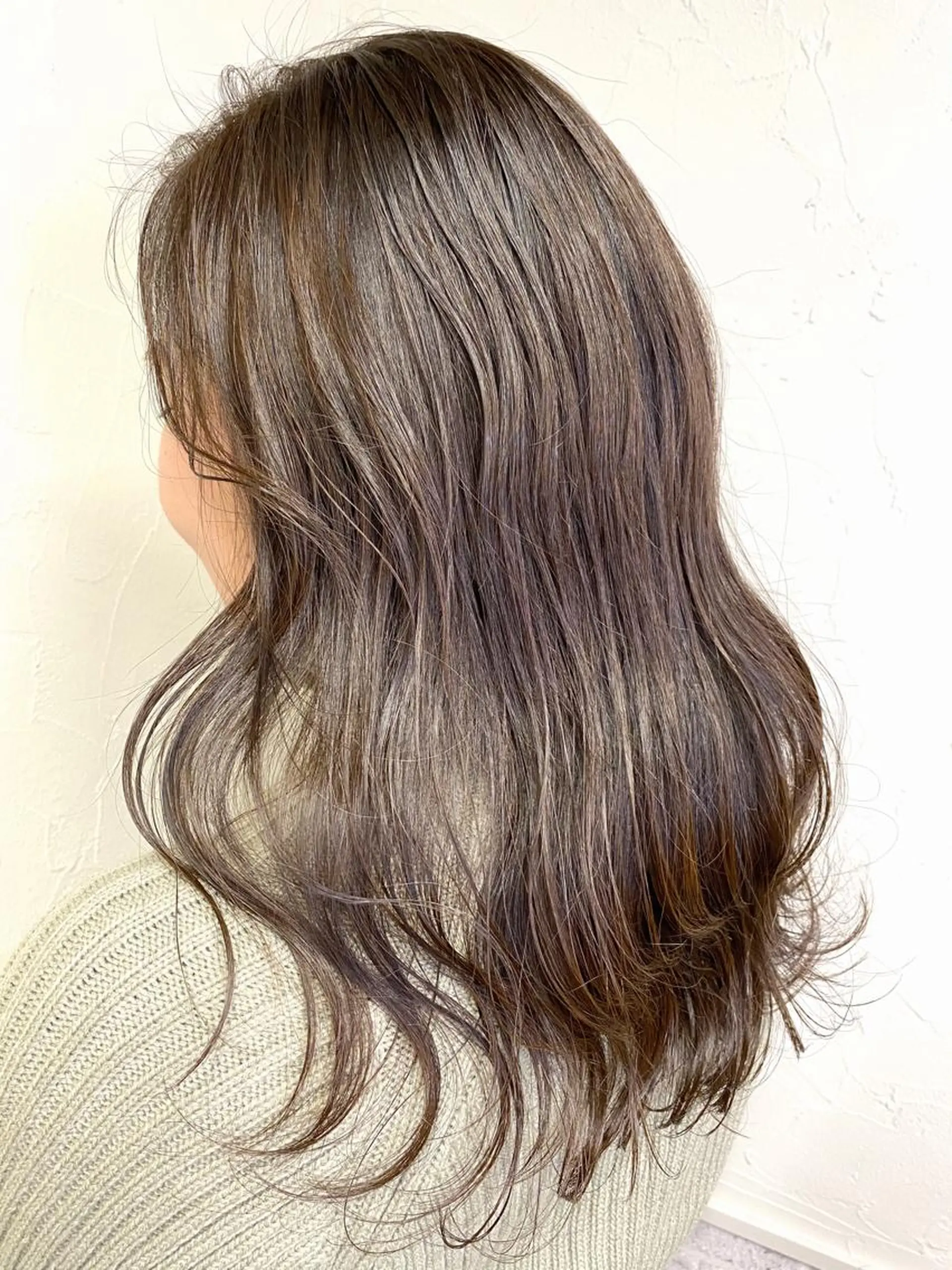 ロング カラー ブラウンカラー ショコラブラウン 韓国風ヘア レイヤーカット 髪質改善/レイヤー ストウシンゴのヘアスタイル