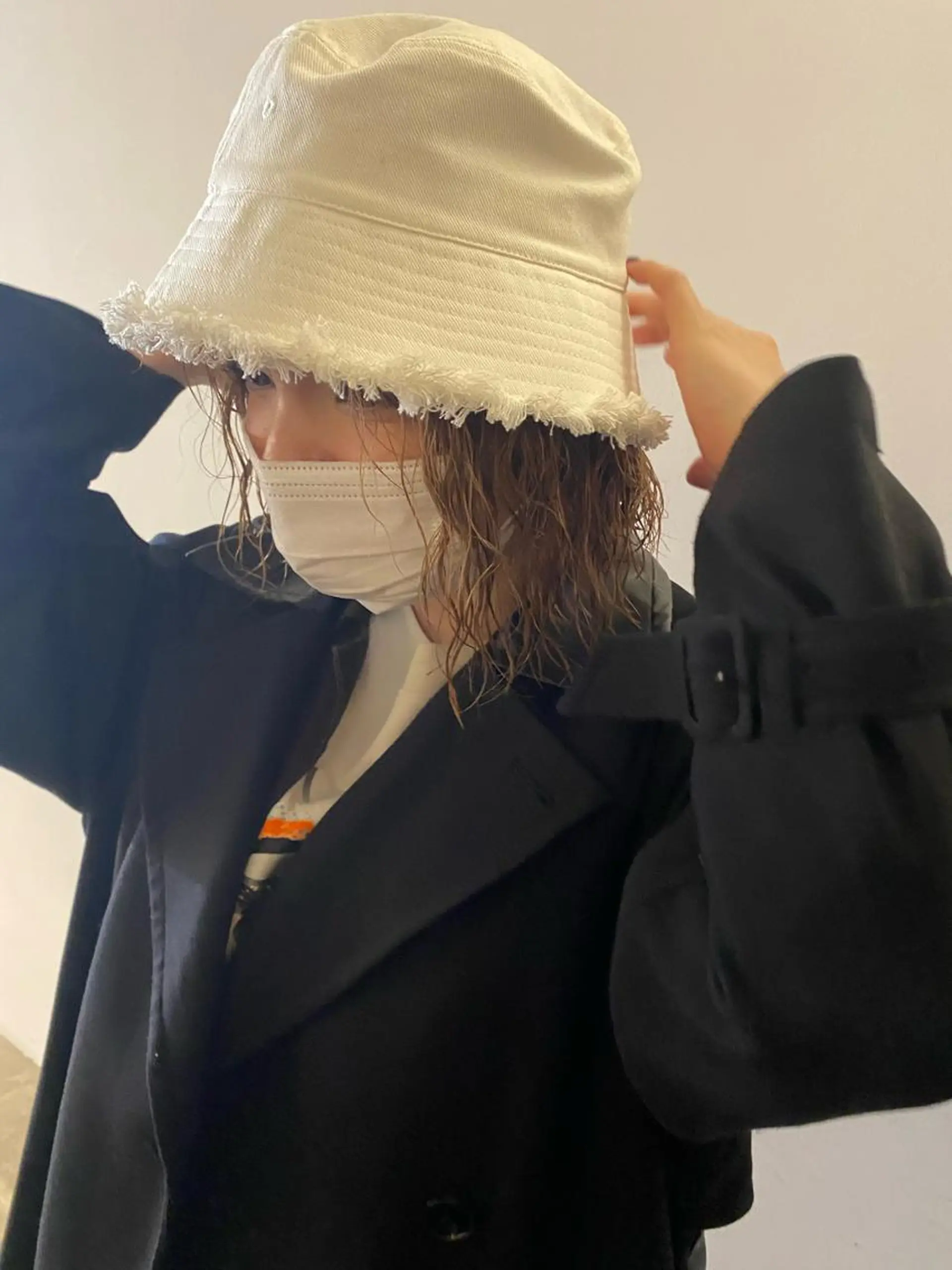 ミディアム パーマ パーマ、髪質改善 菊地美月のヘアスタイル