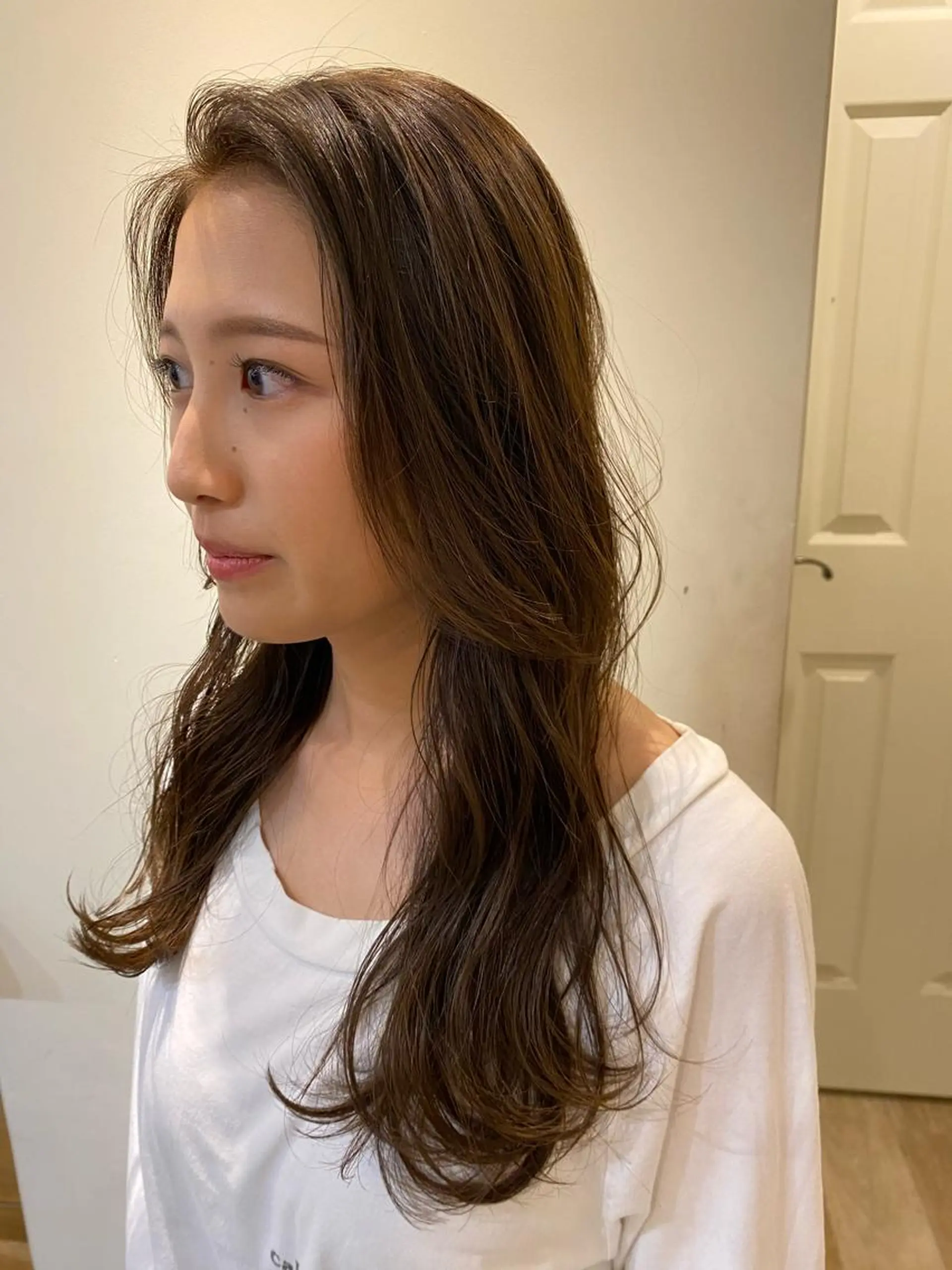 セミロング solo店長 大橋康智のヘアスタイル