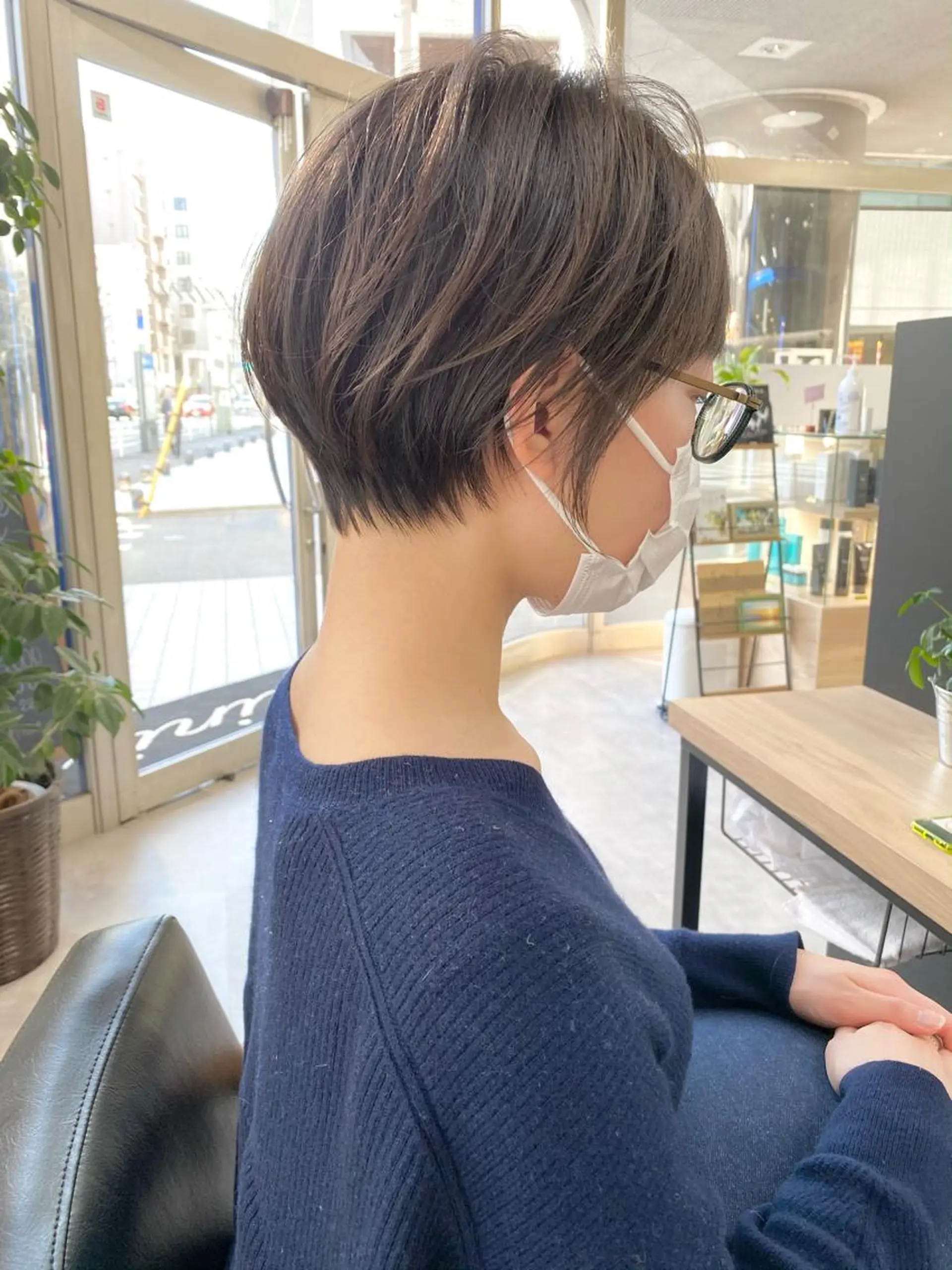ショート カラー ヘアアレンジ 横浜縮毛矯正 ☆渋谷良太のヘアスタイル