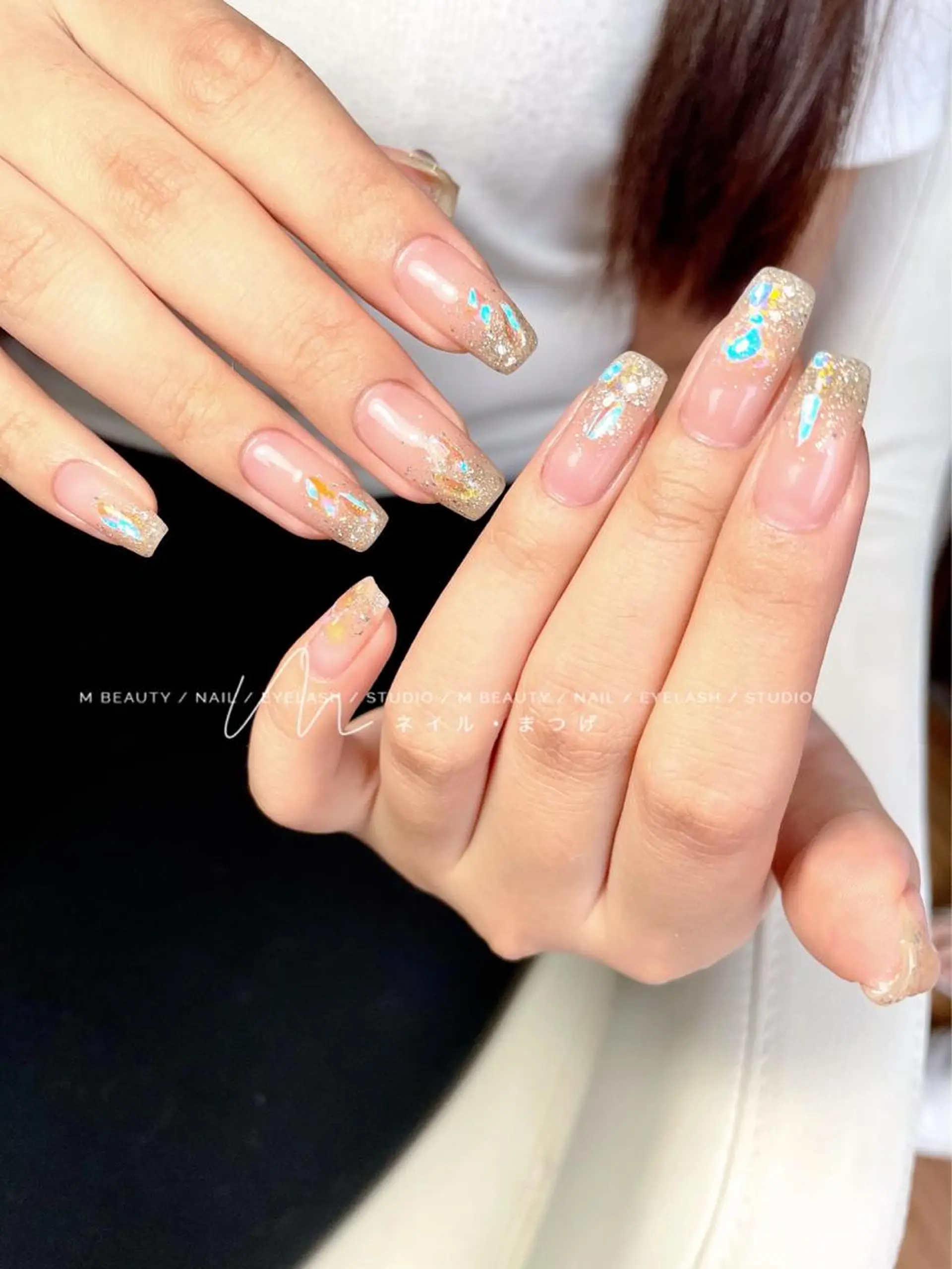 ネイル M🌷nail 長さだし専門店のネイルデザイン