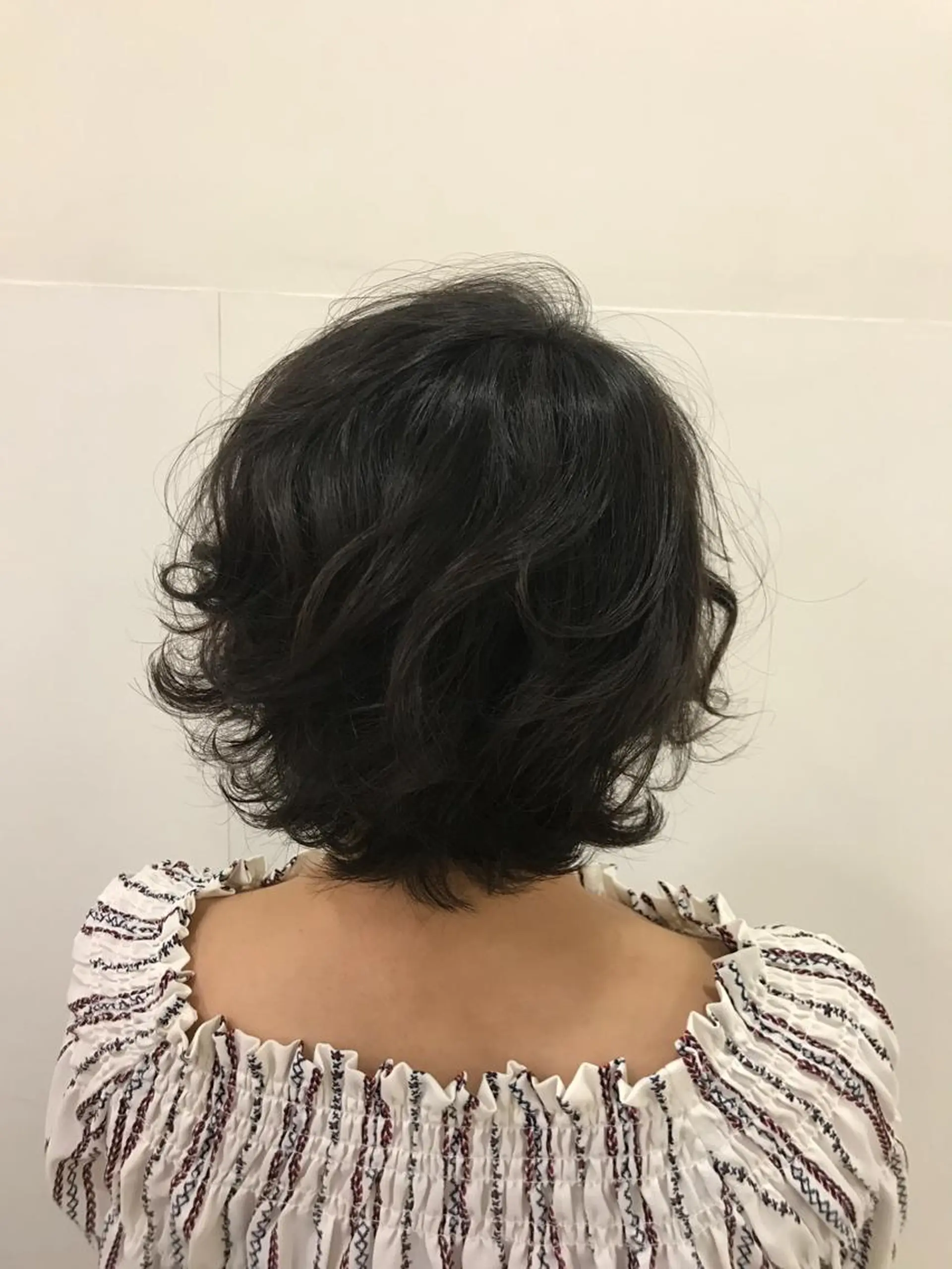 ショート パーマ 大石 さやかのヘアスタイル