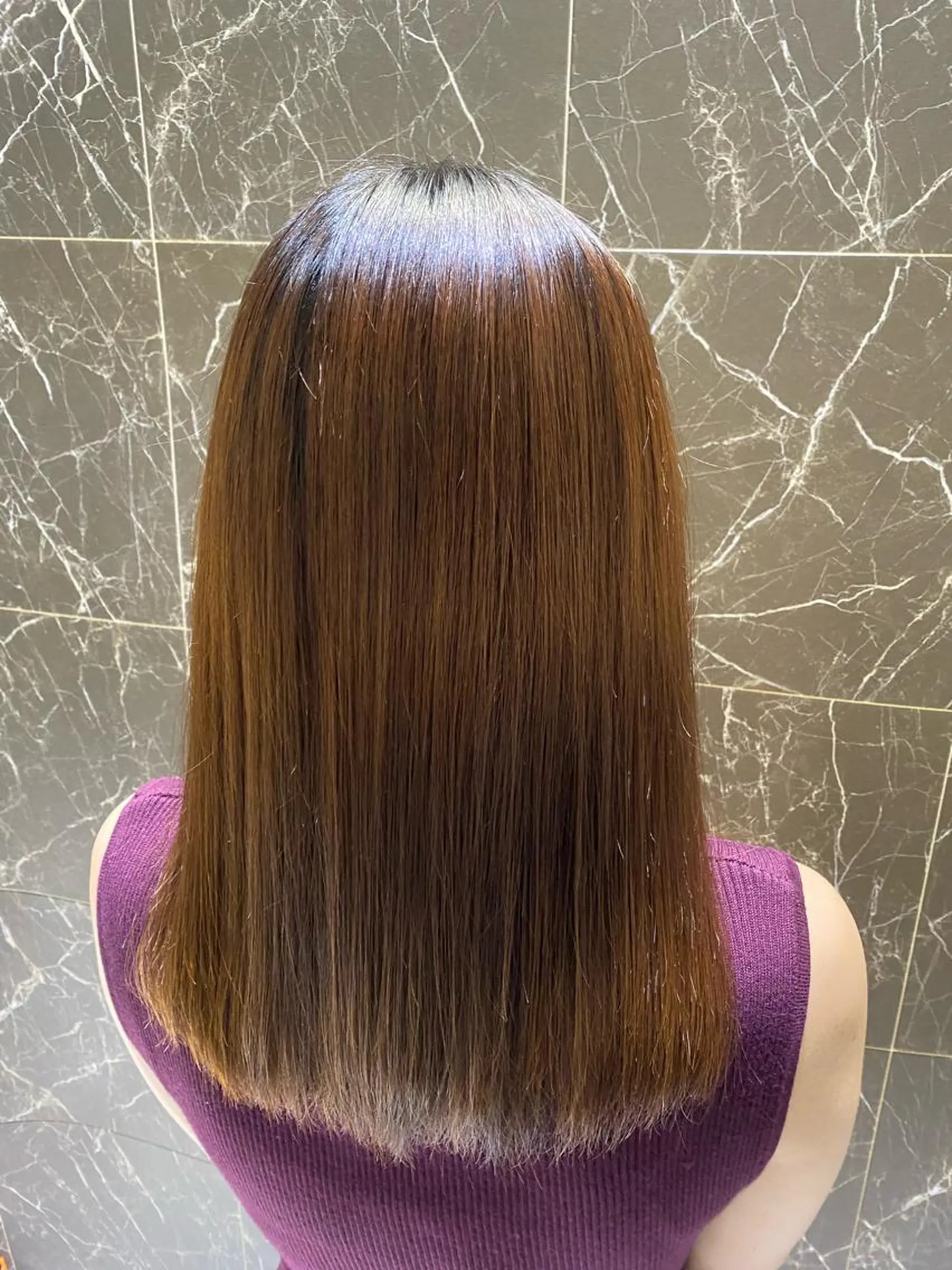 ロング 🔸縮毛矯正/髪質 改善カラー石崎🔸のヘアスタイル