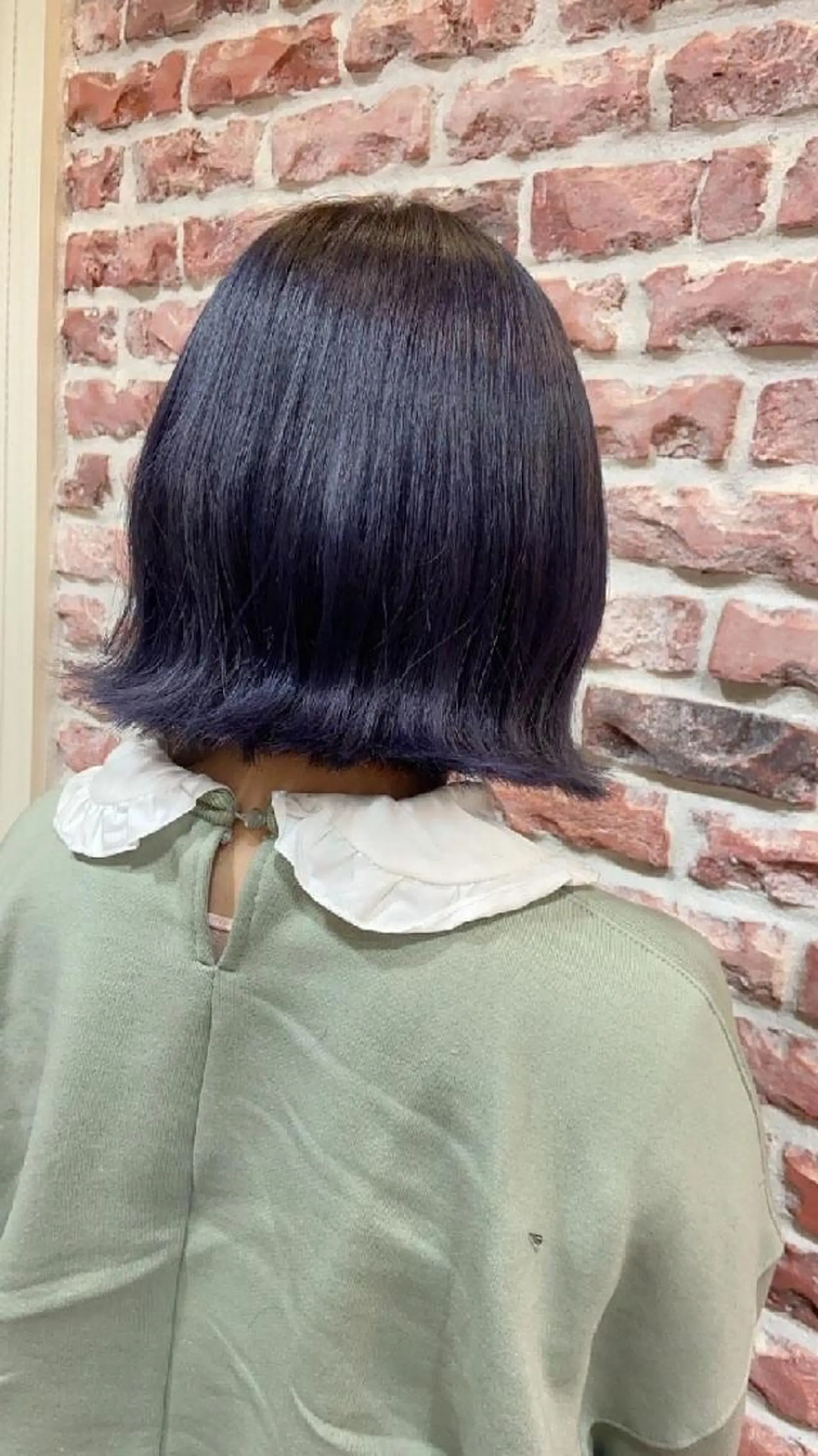 カラー ネイビーカラー R hair🧡 伊藤美和🤎のヘアスタイル